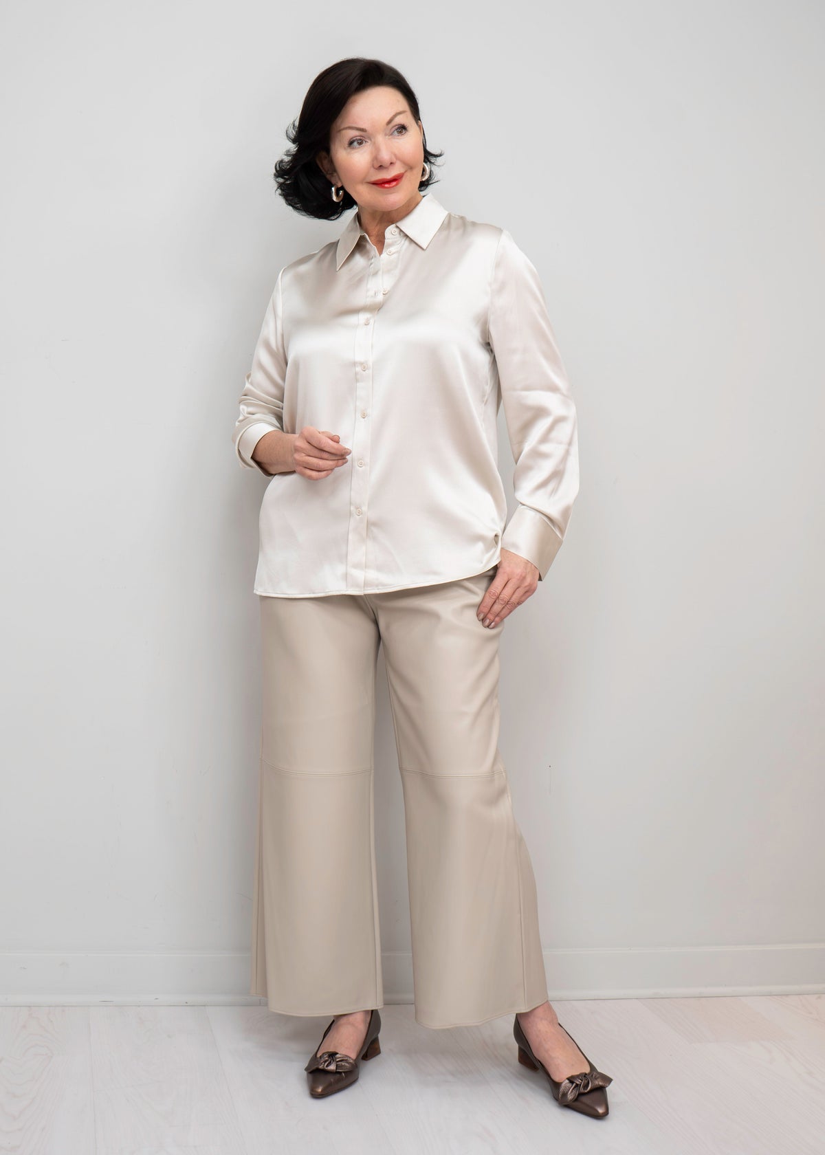 Herzens - Erin Button Front Blouse