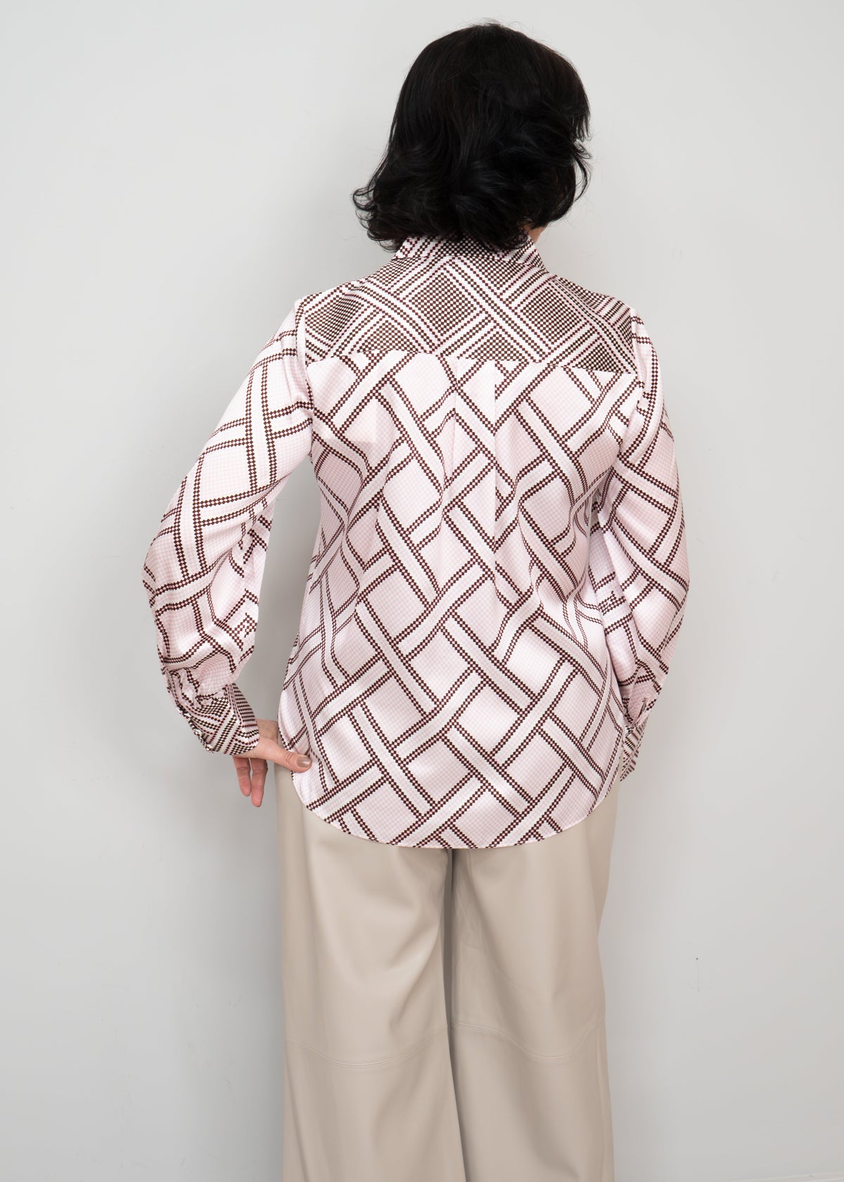 Herzens - Sakura Printed Button Down Blouse