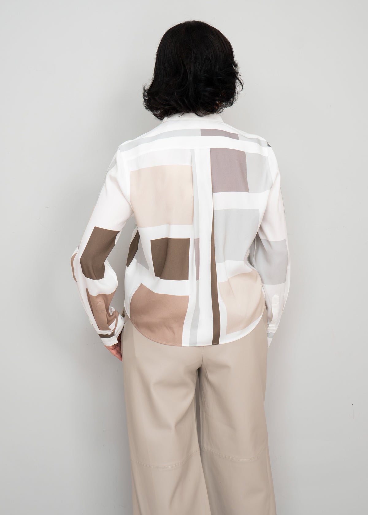Herzens - Colour Block Button Down Blouse