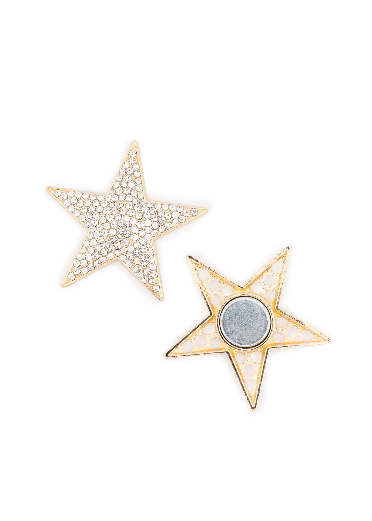 Crystal Star Brooch