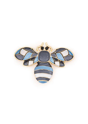Enamel Bee Brooch