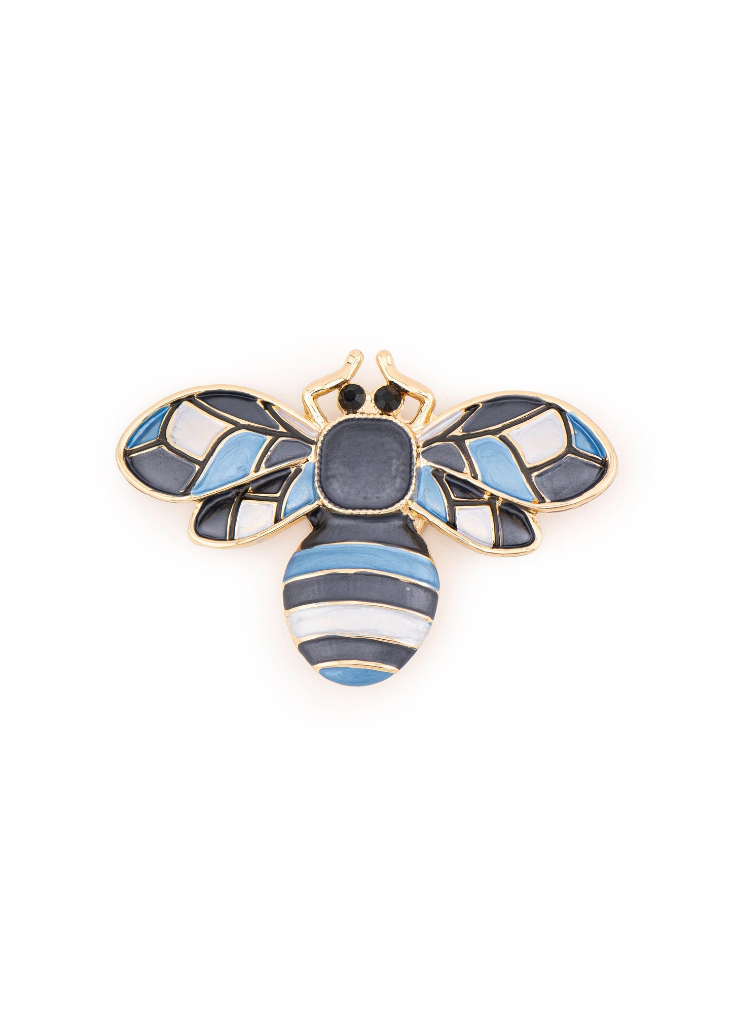 Enamel Bee Brooch