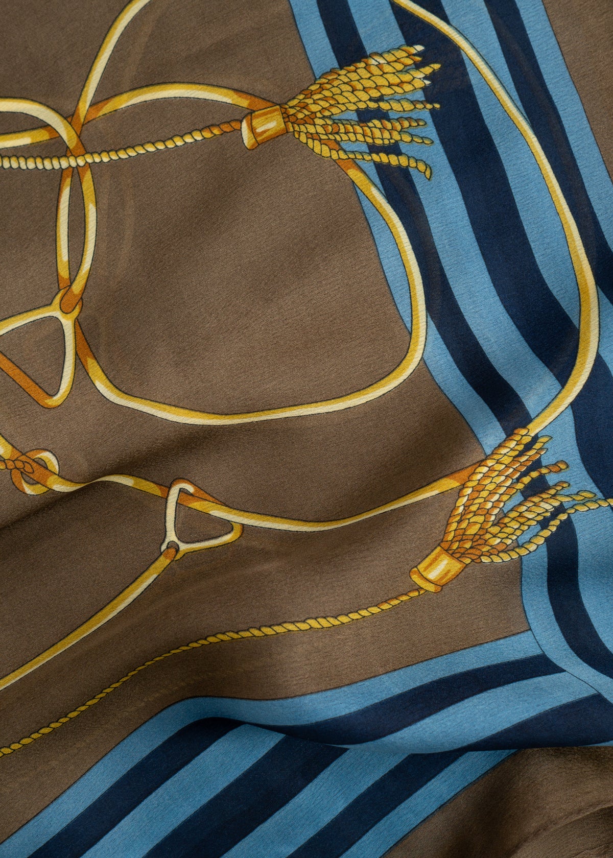 BROWN /BLUE TASSEL STIRUP