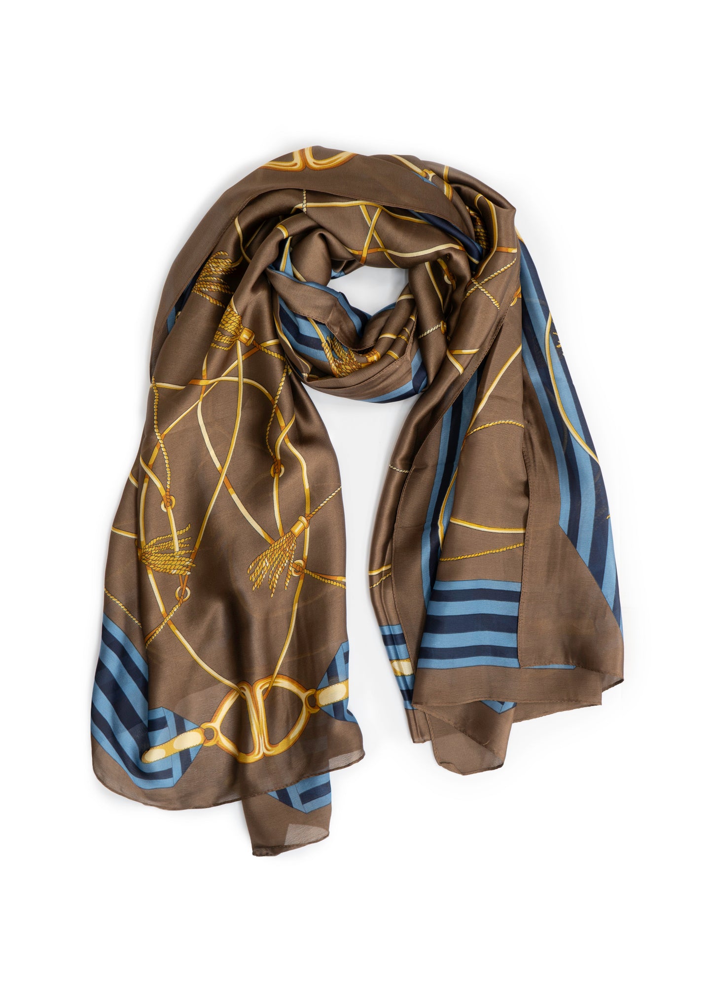 BROWN /BLUE TASSEL STIRUP