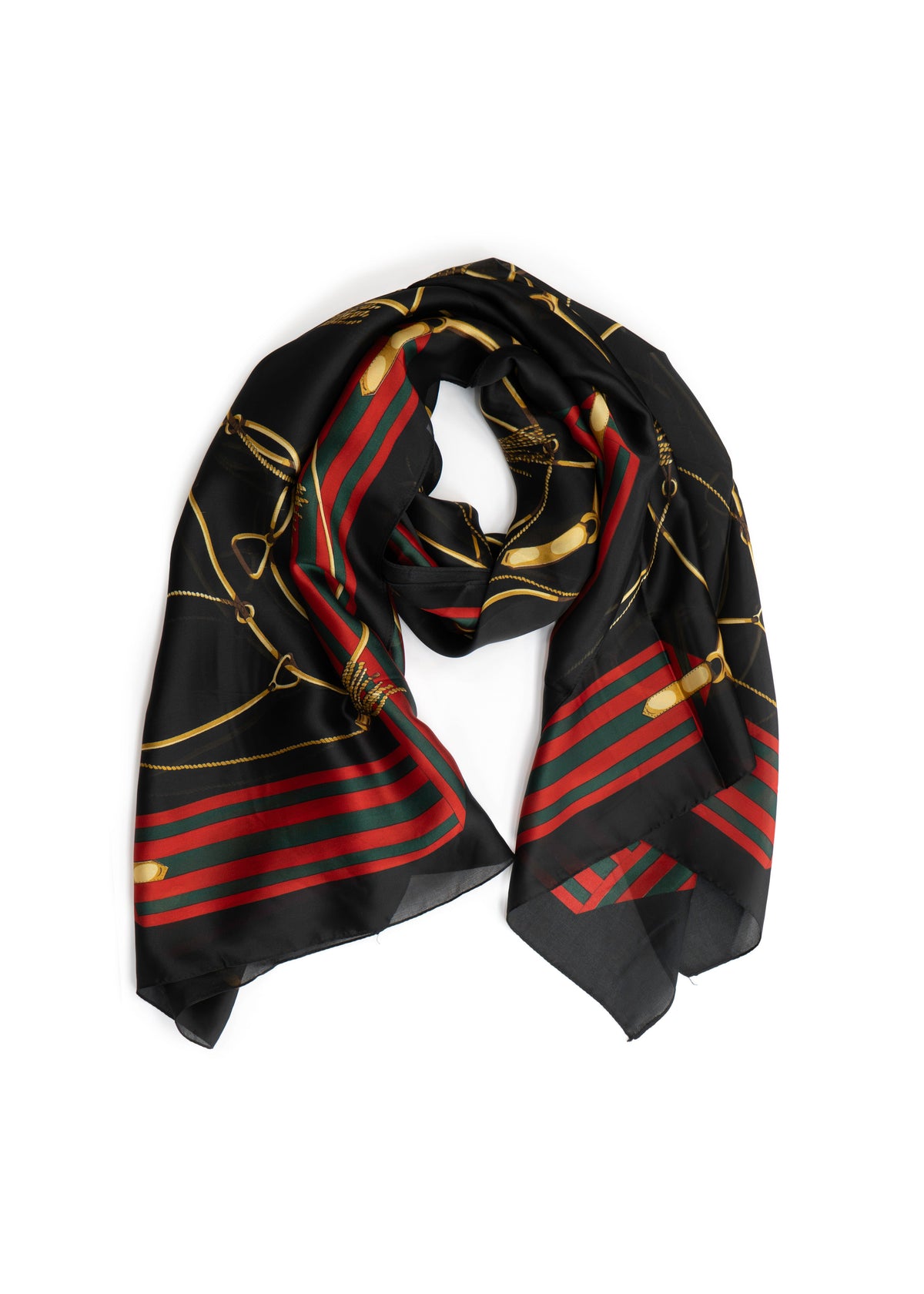 BLACK/RED TASSEL STIRUP