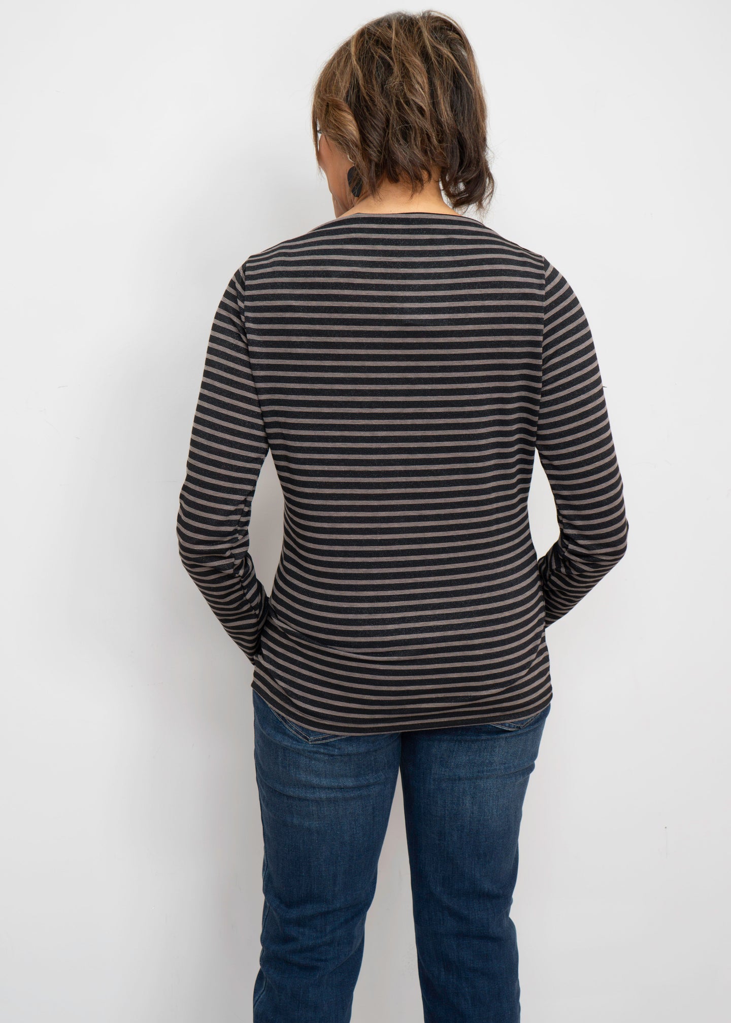 Yest - Wenke Jersey Striped Top