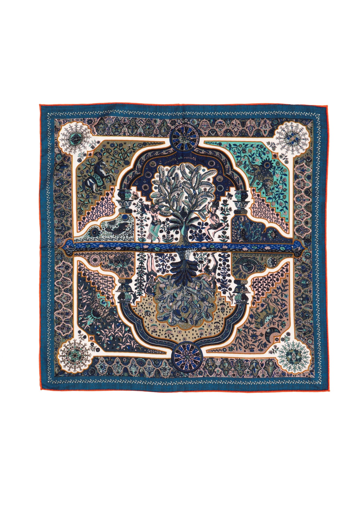 Mosaic Garden Reversible Scarf