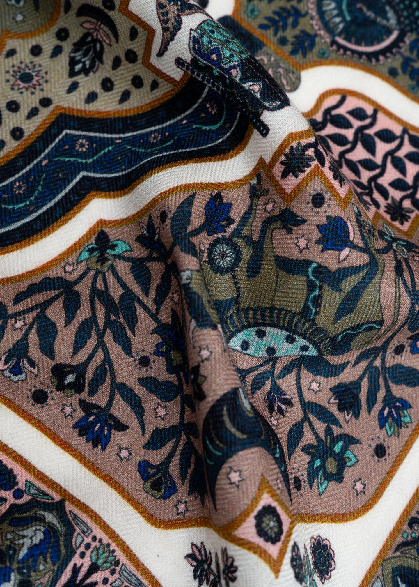Mosaic Garden Reversible Scarf