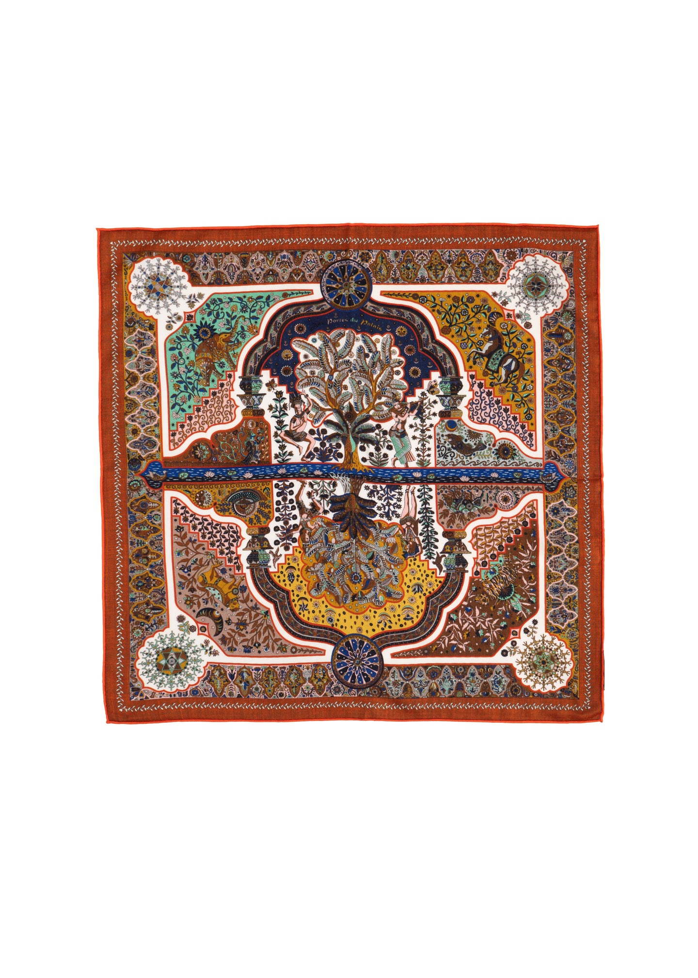 Mosaic Garden Reversible Scarf