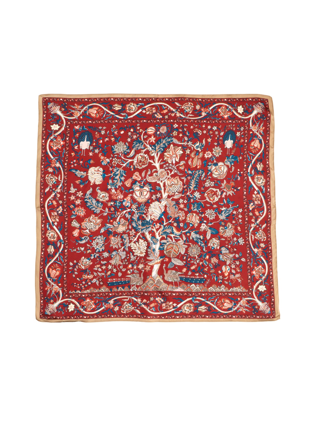 Botanical Tapestry Square Scarf