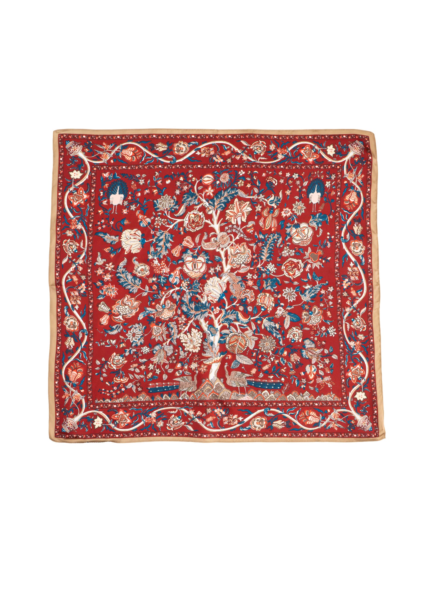 Botanical Tapestry Square Scarf