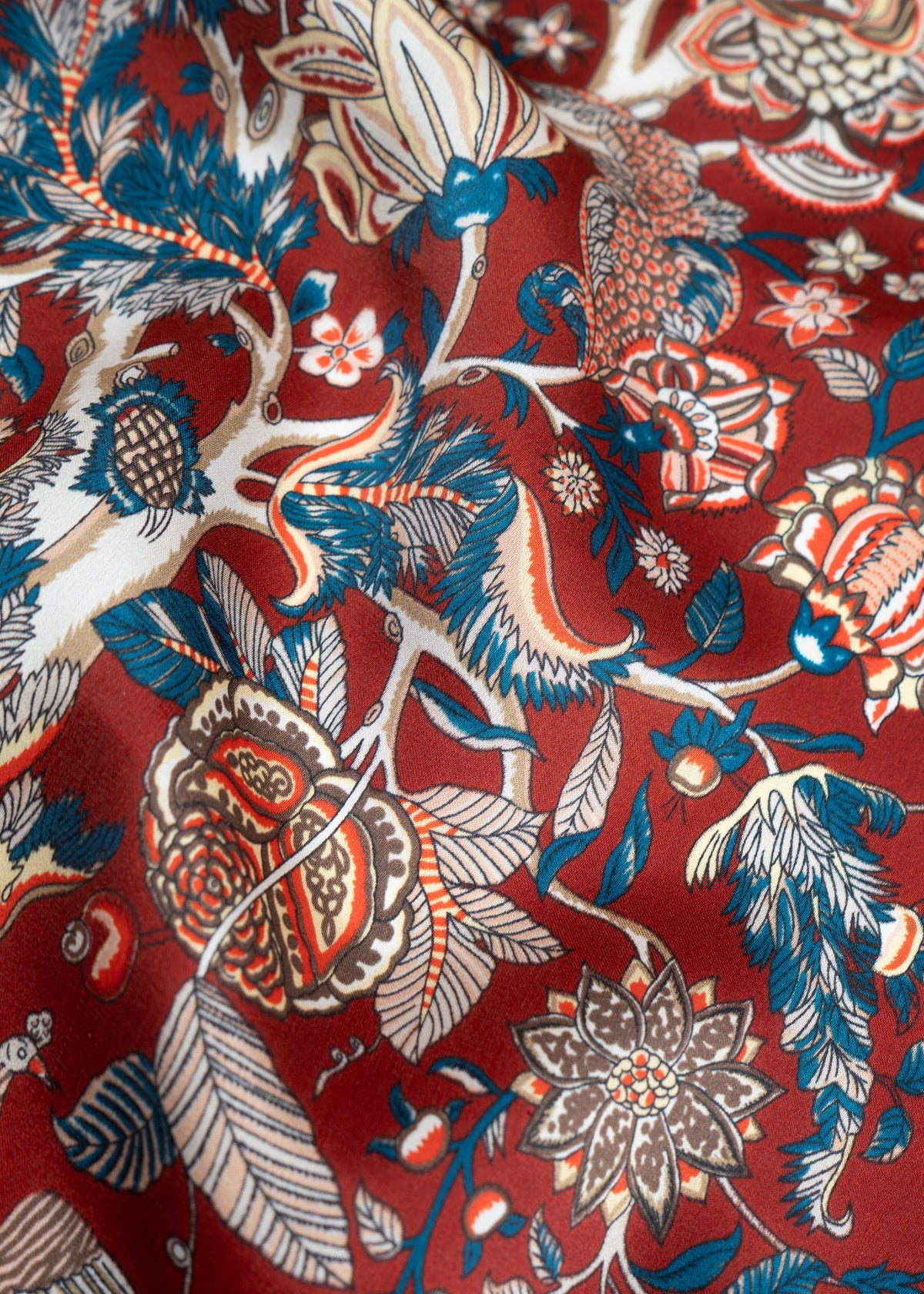 Botanical Tapestry Square Scarf