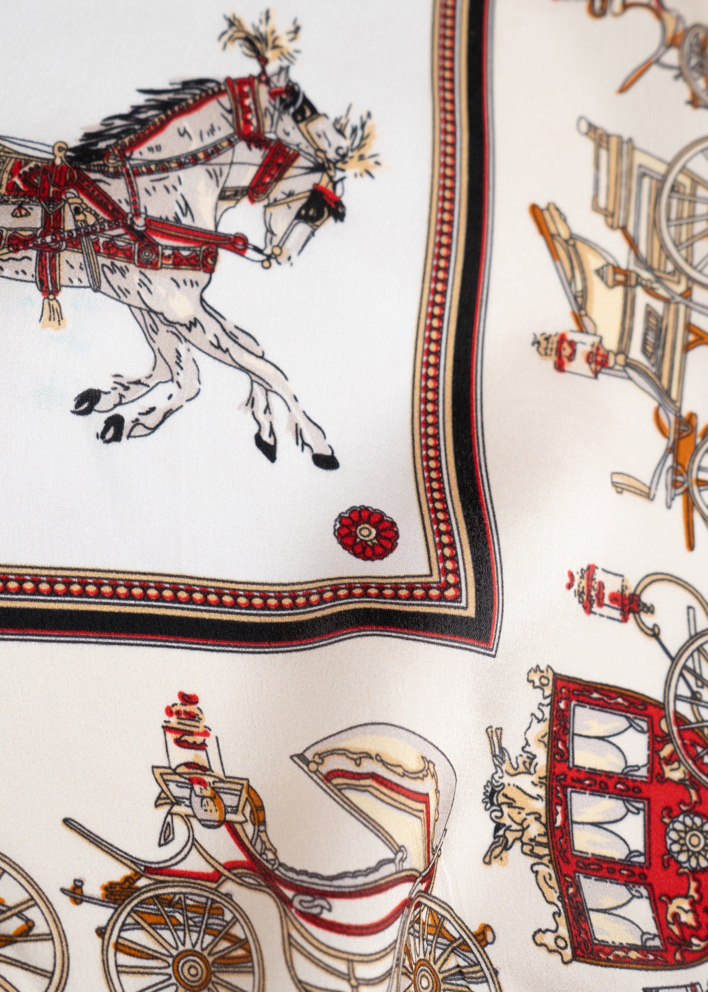 Carriage Parade Silk Scarf