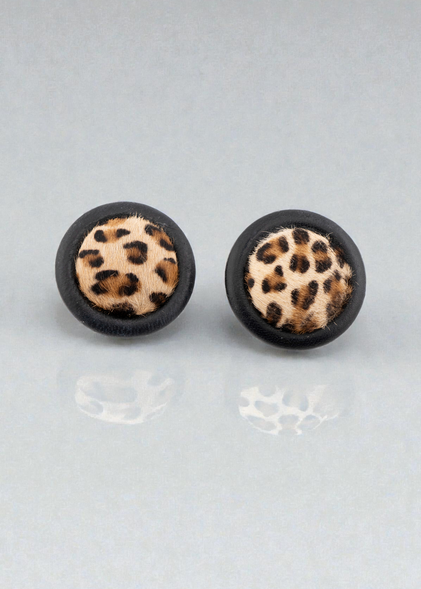 Pre-loved - Animal Print Clip On Earrings