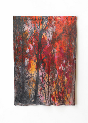 Woodland Canvas Merino Wool Scarf