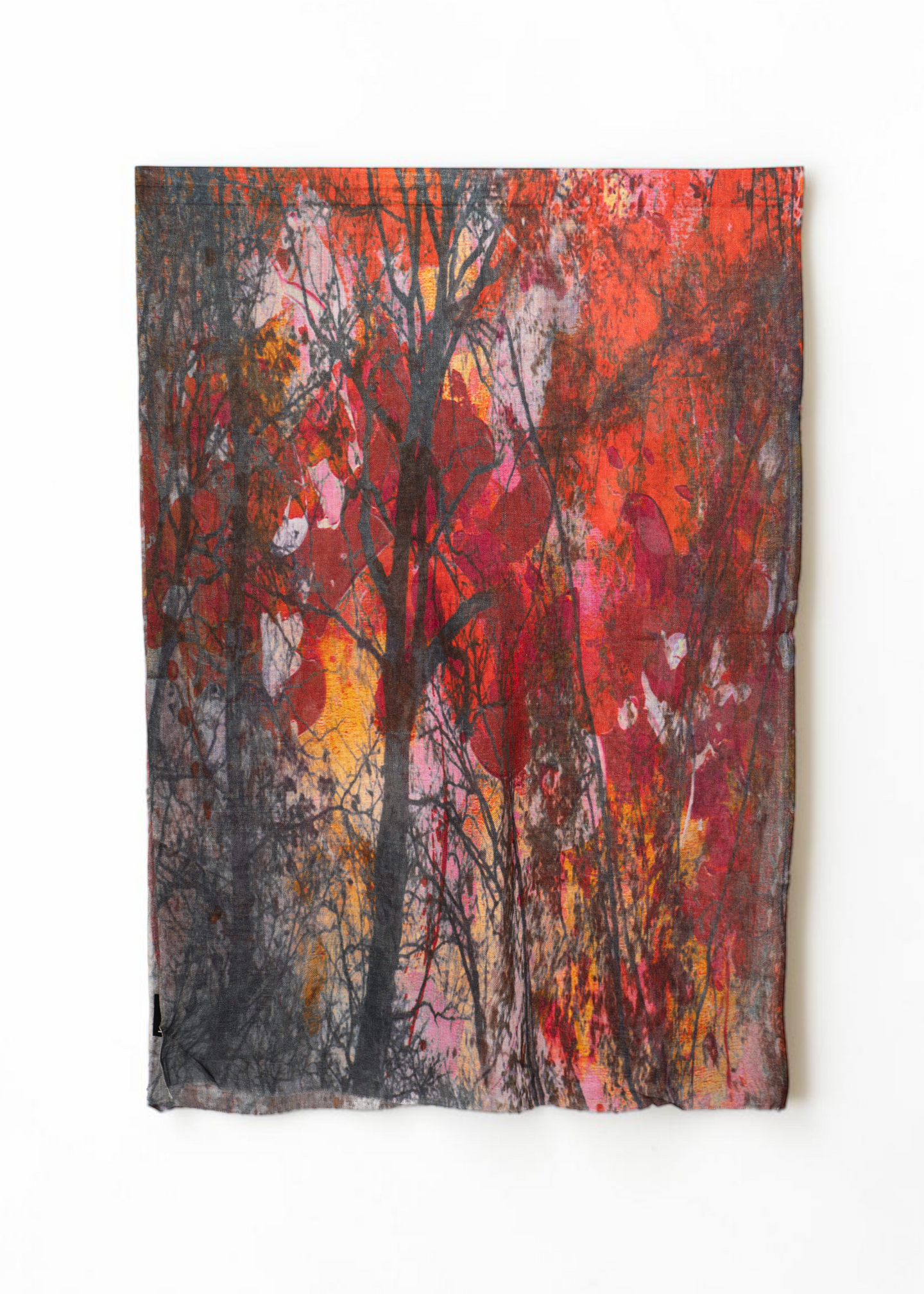 Woodland Canvas Merino Wool Scarf