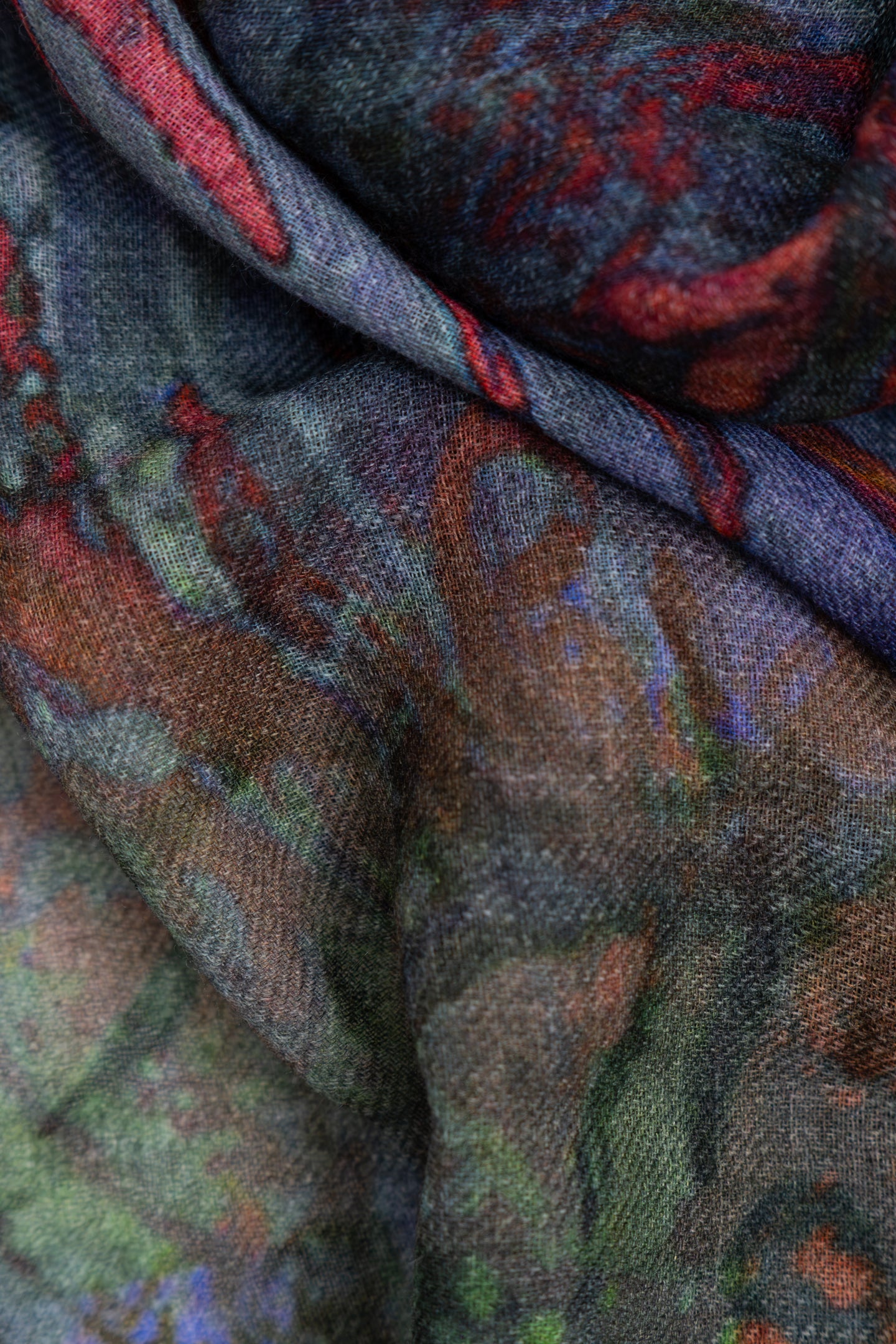 Botanical Fresco Merino Wool Scarf