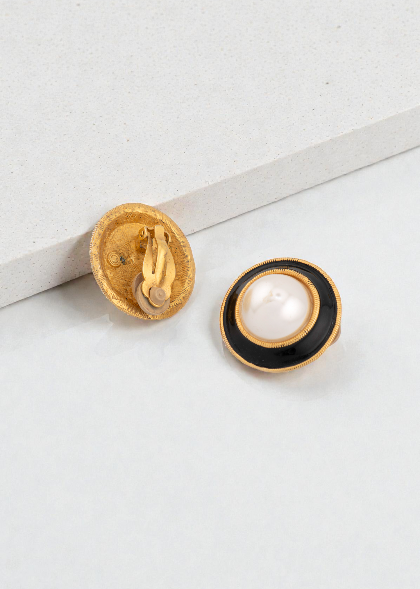 Pre-loved - Carolee Faux Pearl Clip On Earrings