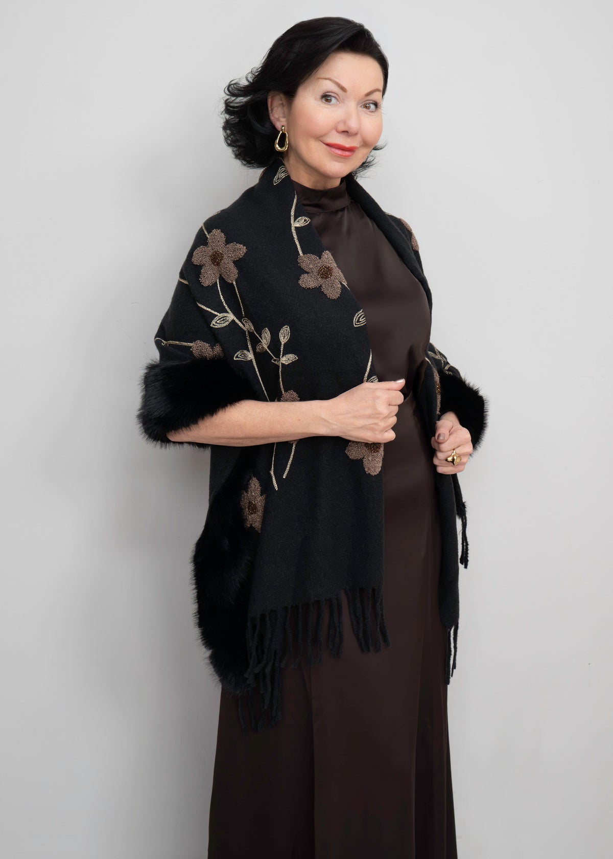 BLACK FLORAL