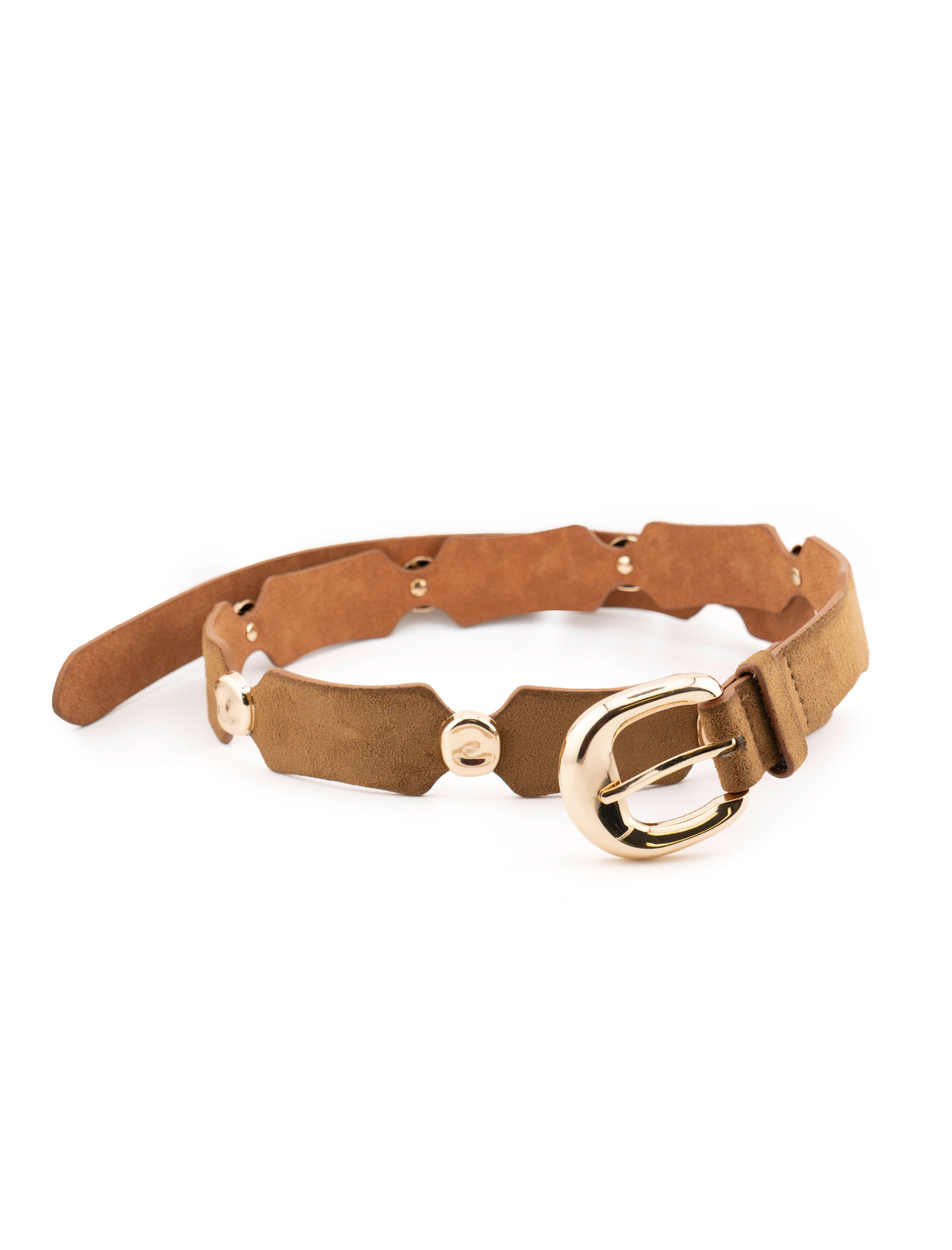 Sculpted Link Buckle Belt