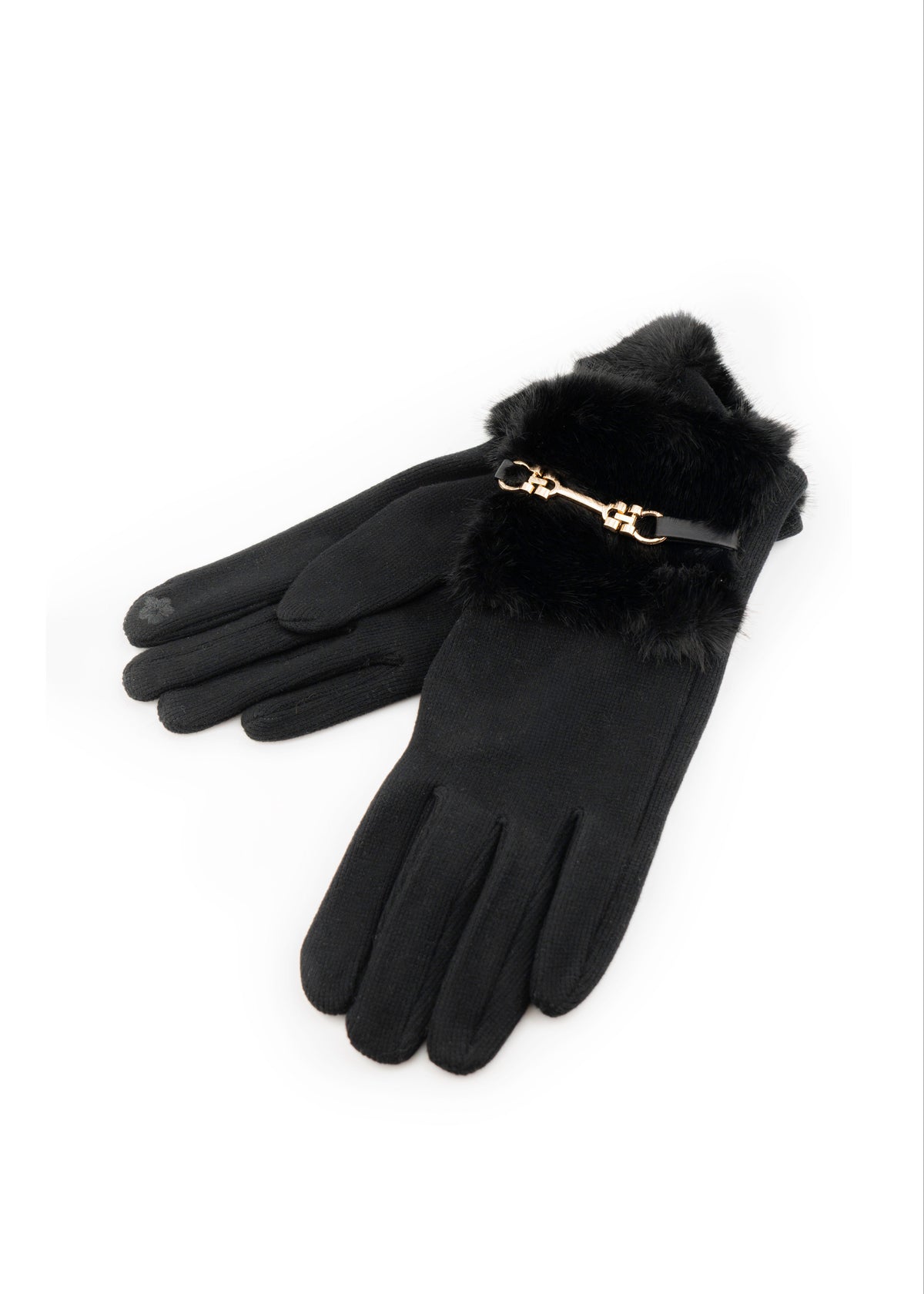 Faux Fur Cuff Gloves