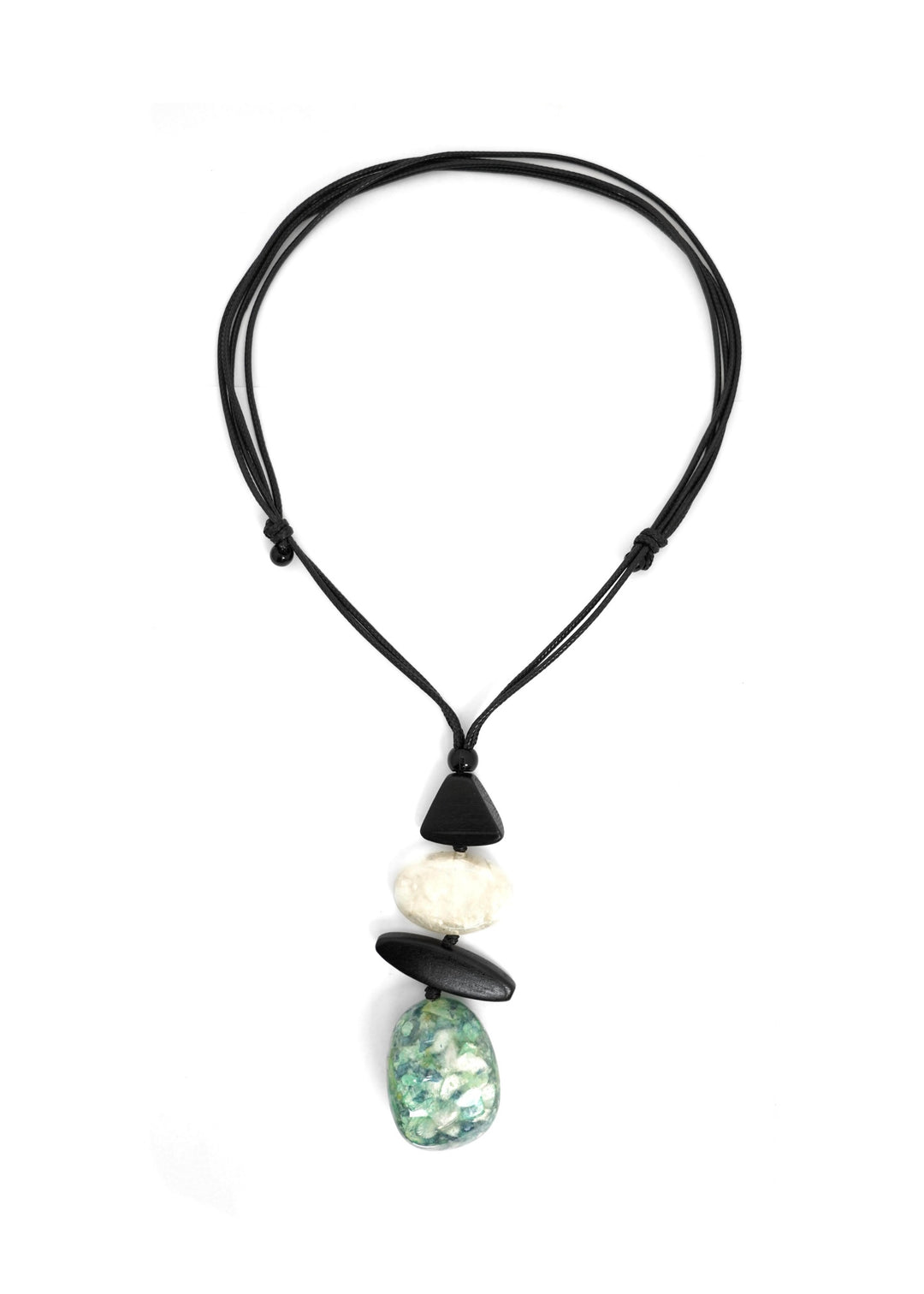 Pebble Drop Pendant Necklace