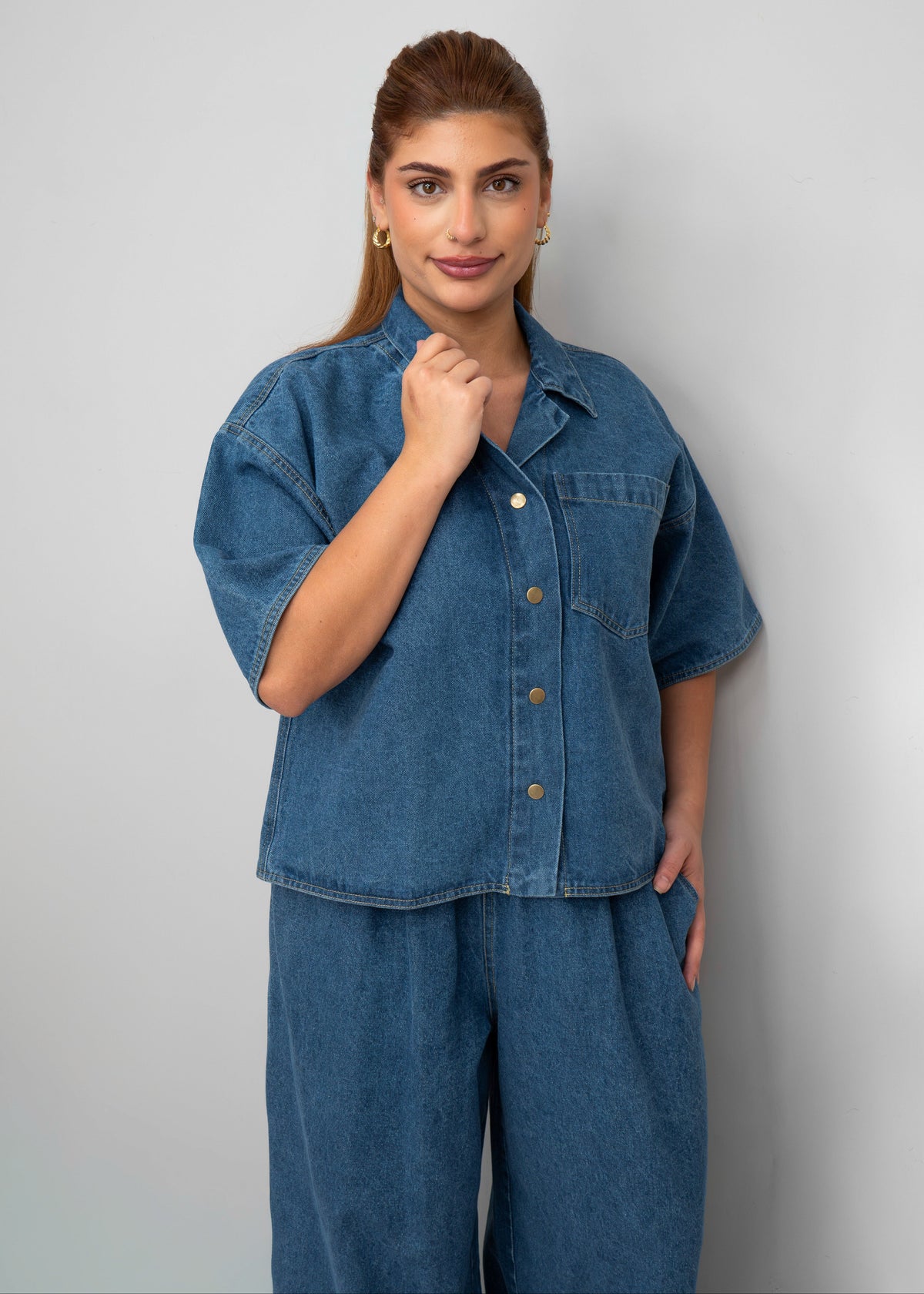 Pokoloko - Denim Short Sleeve Jacket