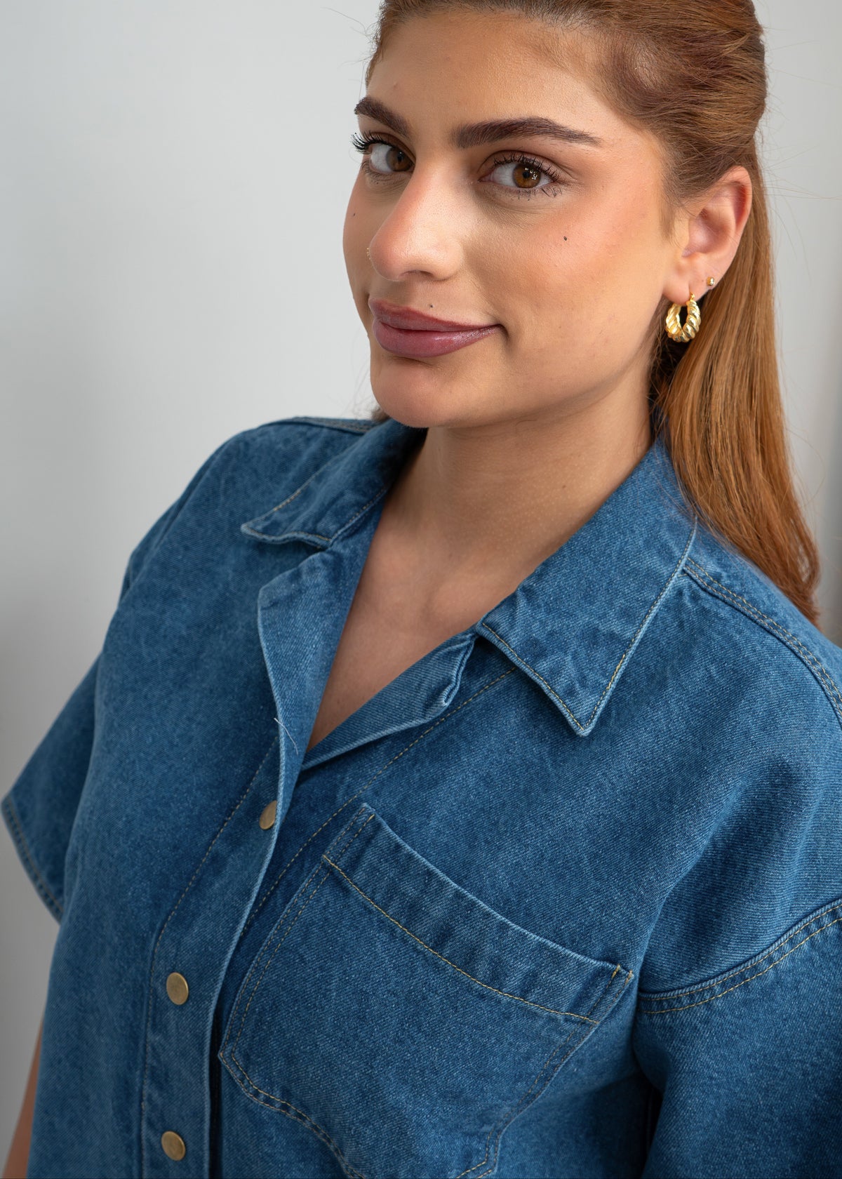 Pokoloko - Denim Short Sleeve Jacket