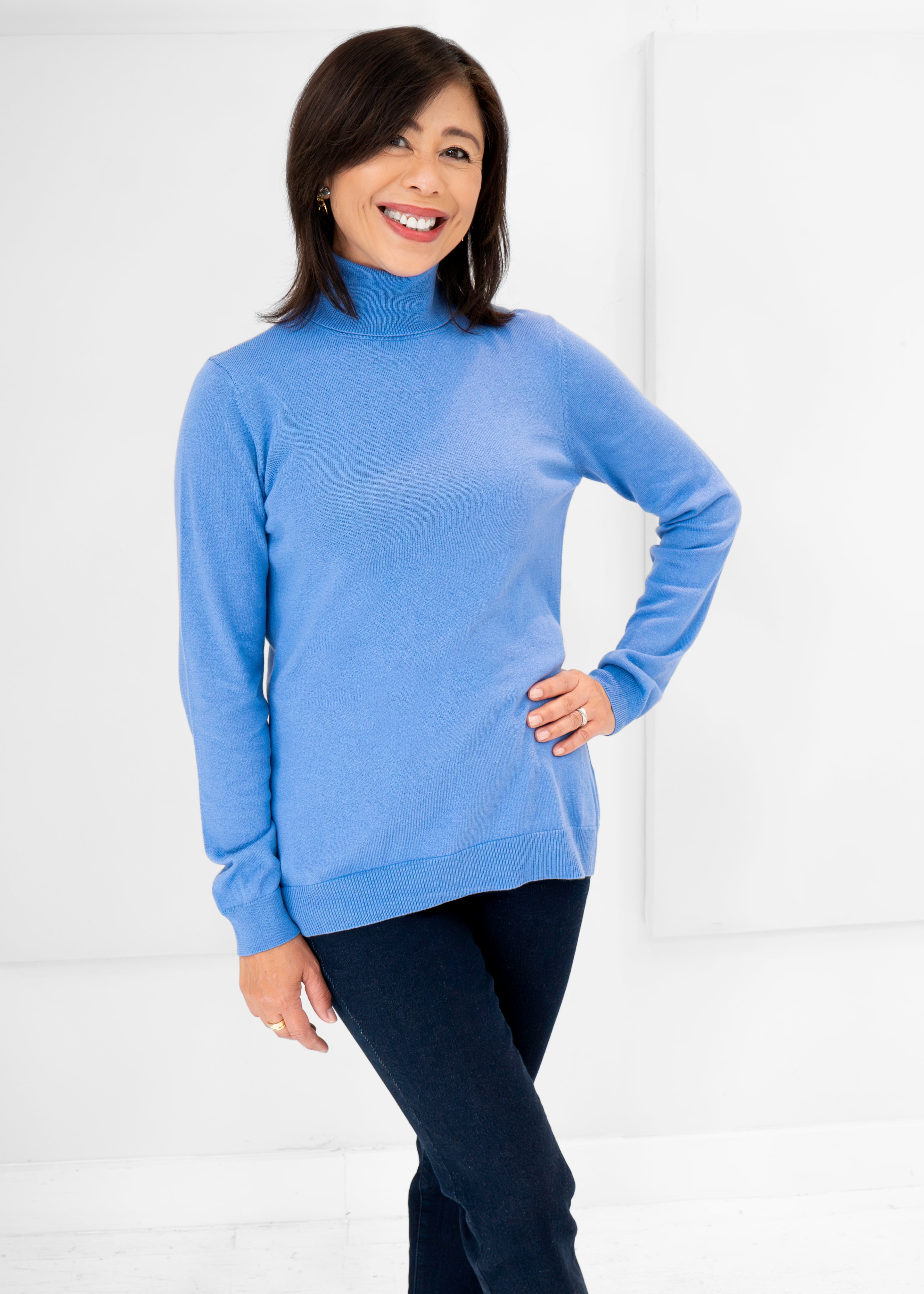 Alashan - Cotton Cashmere Legacy Fold Over Turtleneck – Shepherd's