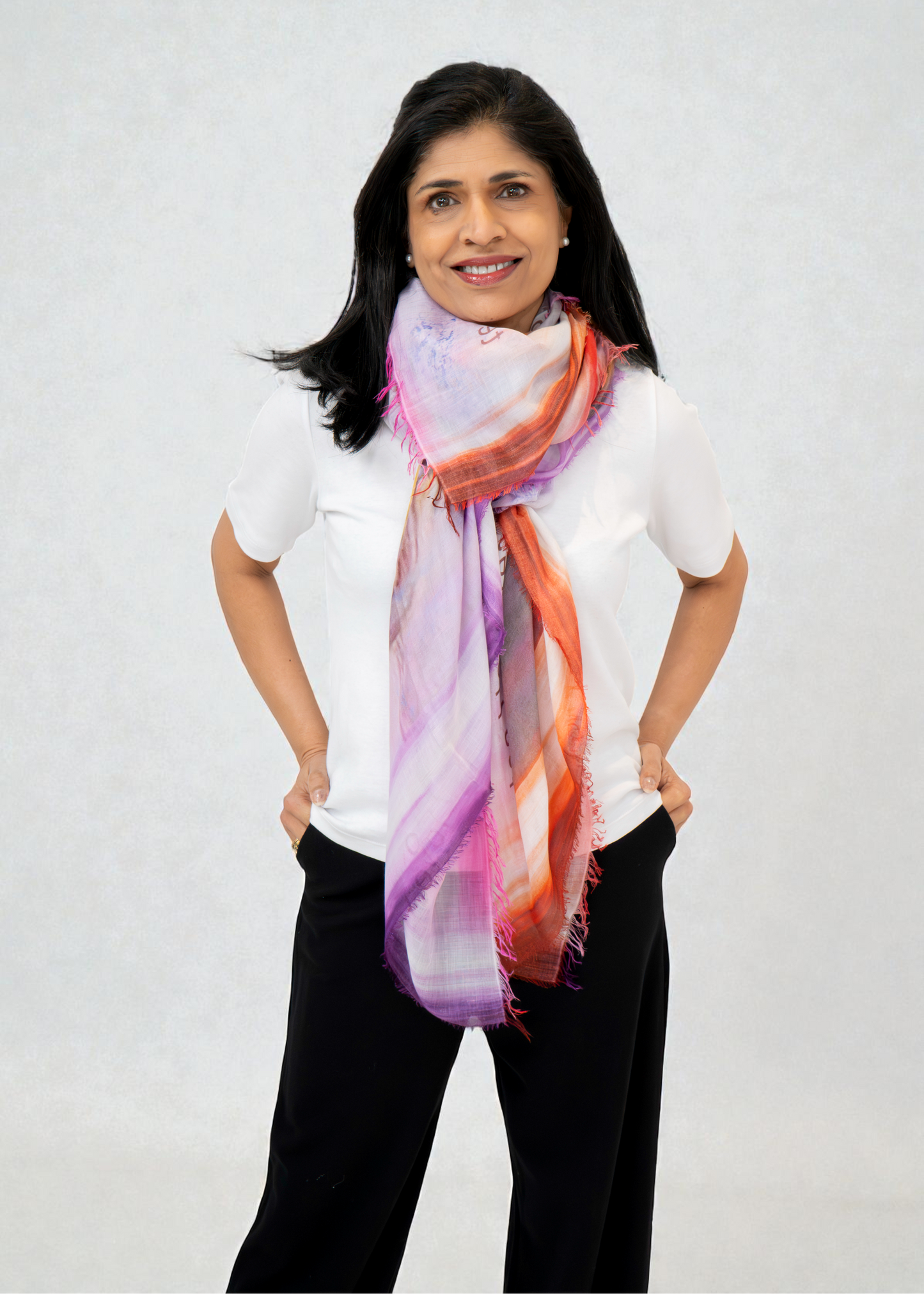 Suzi Roher - I Love Tea Scarf