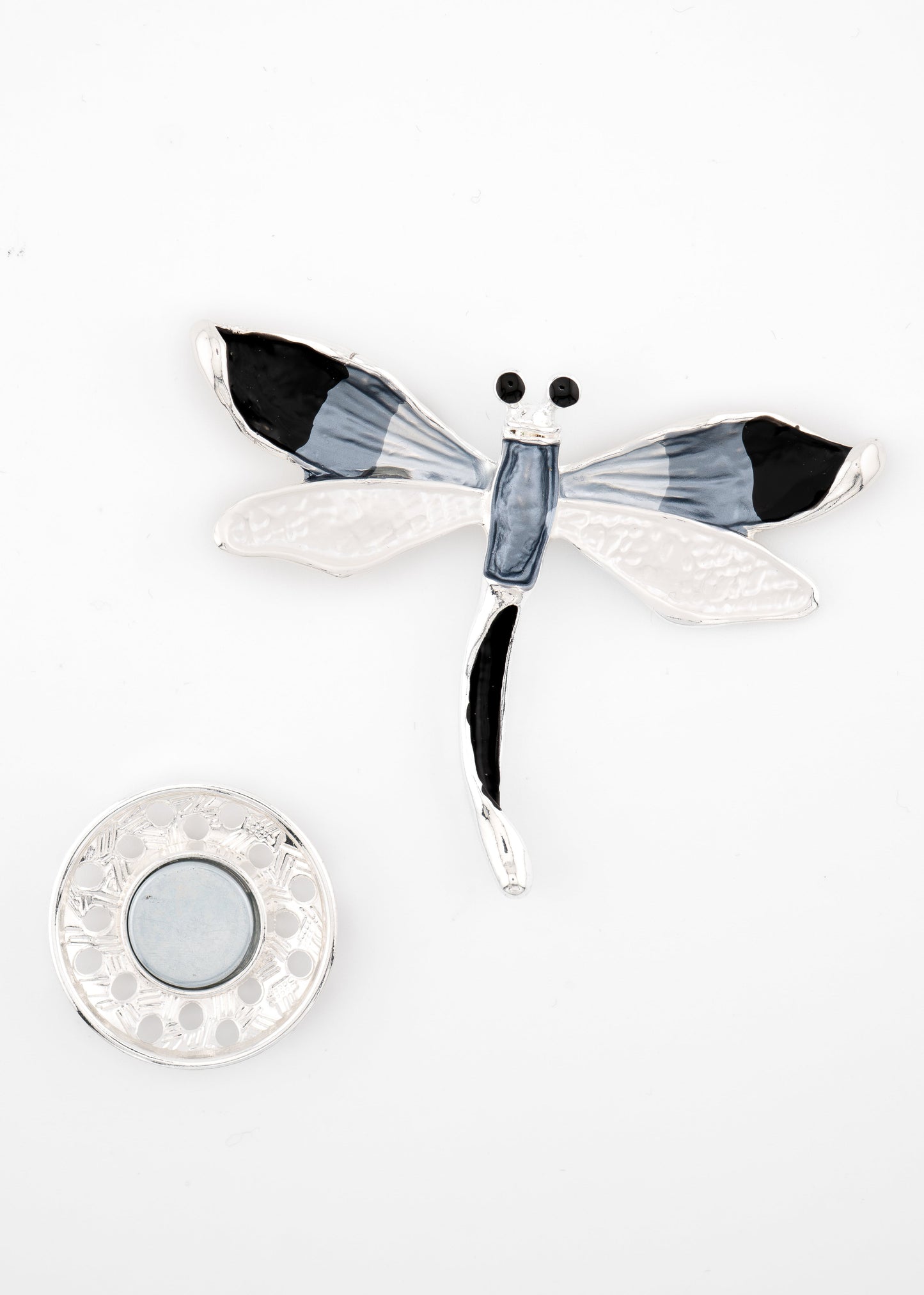 Multi-tone Dragonfly Brooch