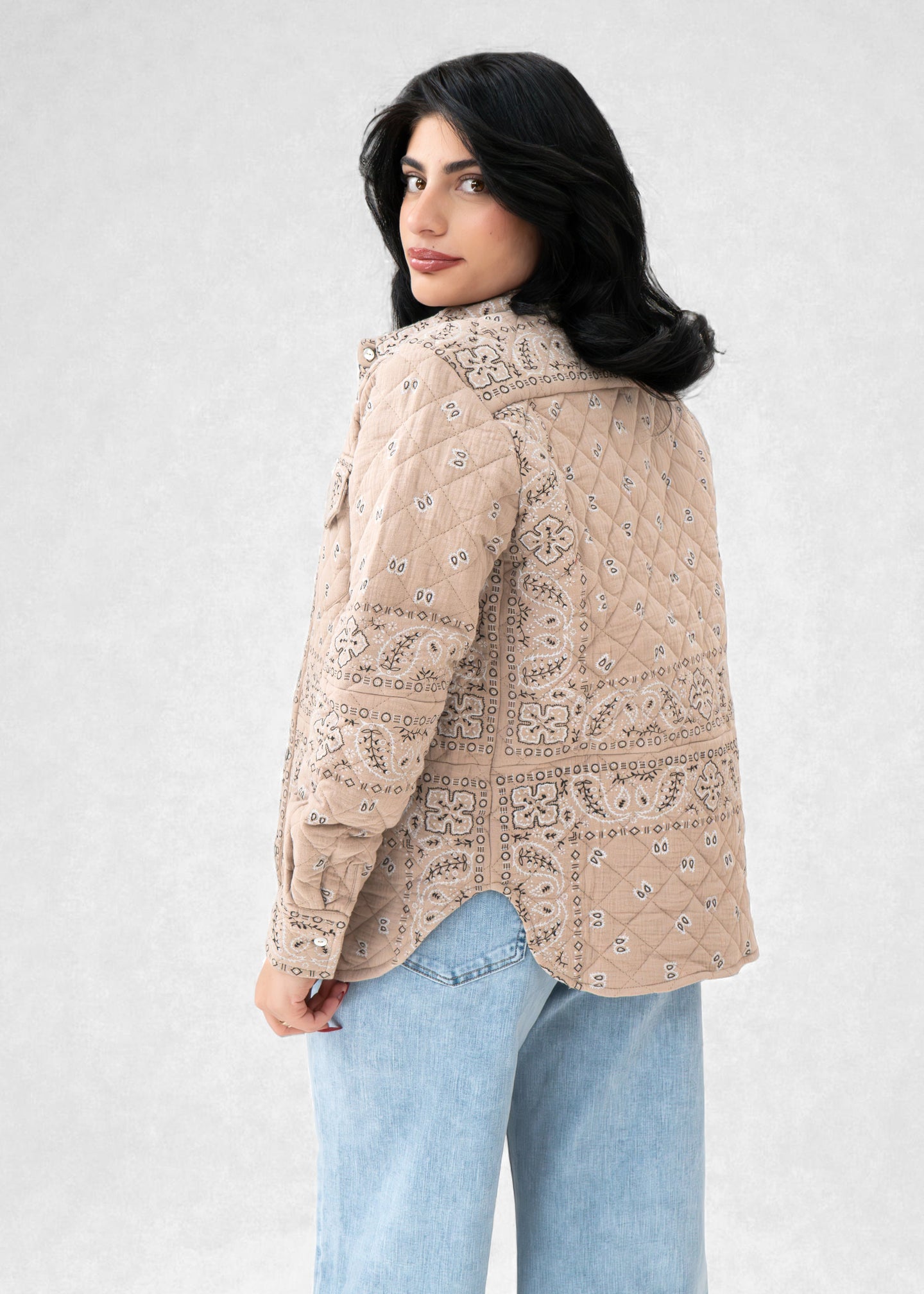 Shannon Passero - Bandana Quilted Shaket