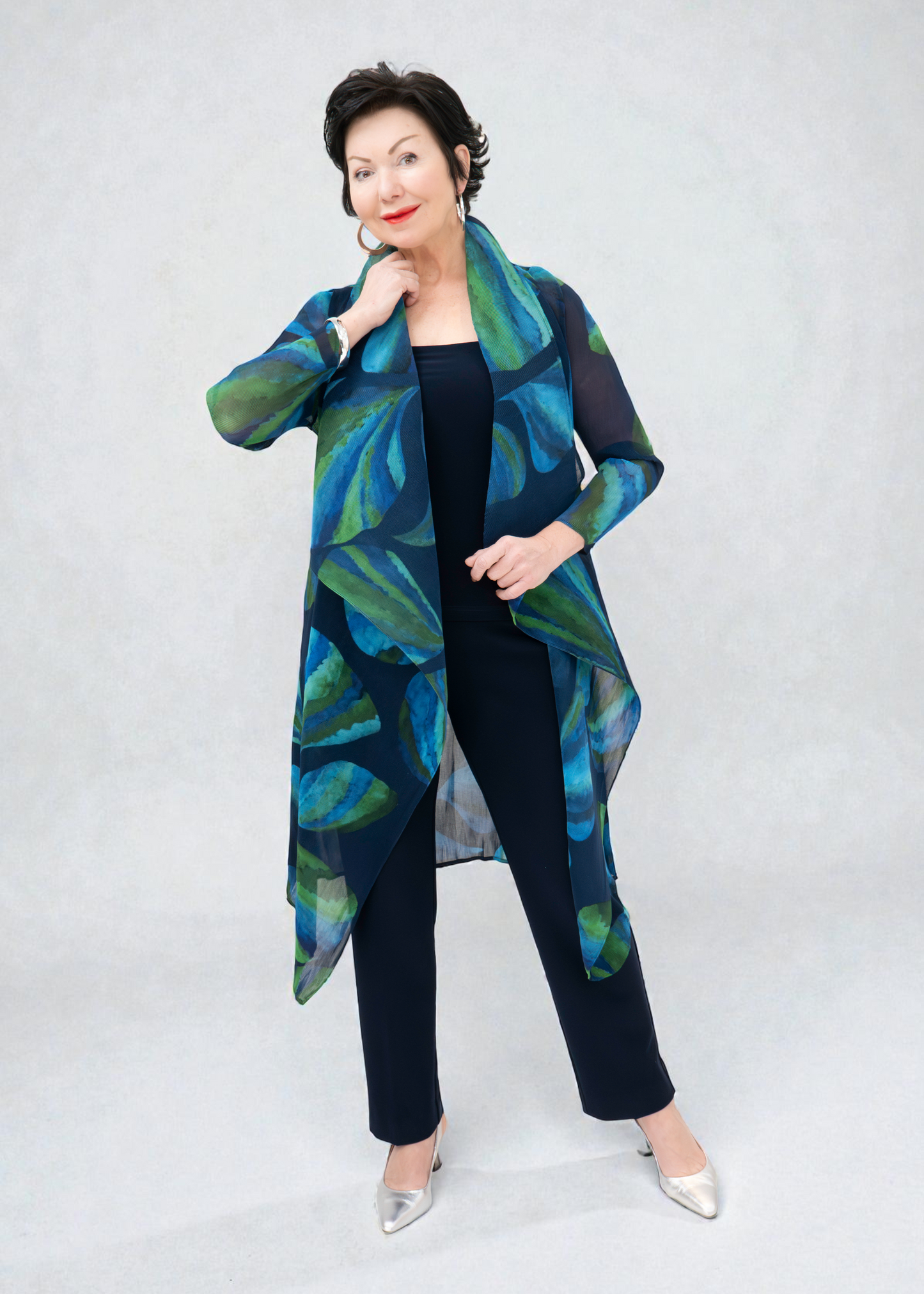 Alquema - Collare Coat Printed