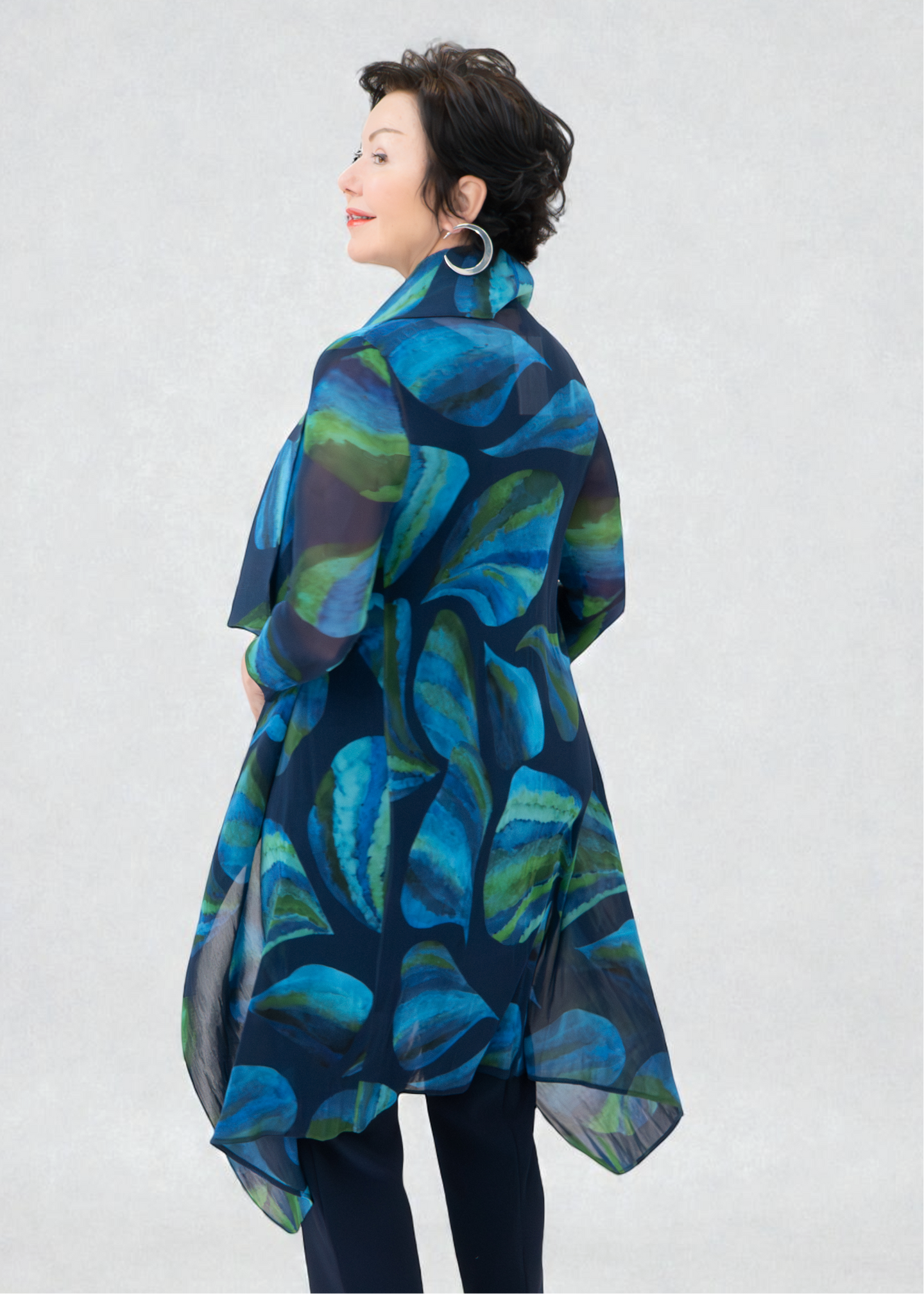 Alquema - Collare Coat Printed