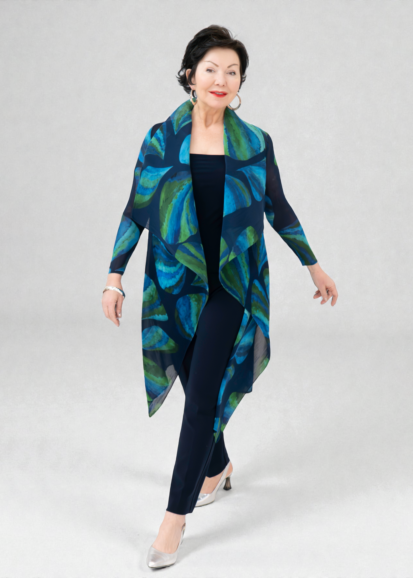 Alquema - Collare Coat Printed