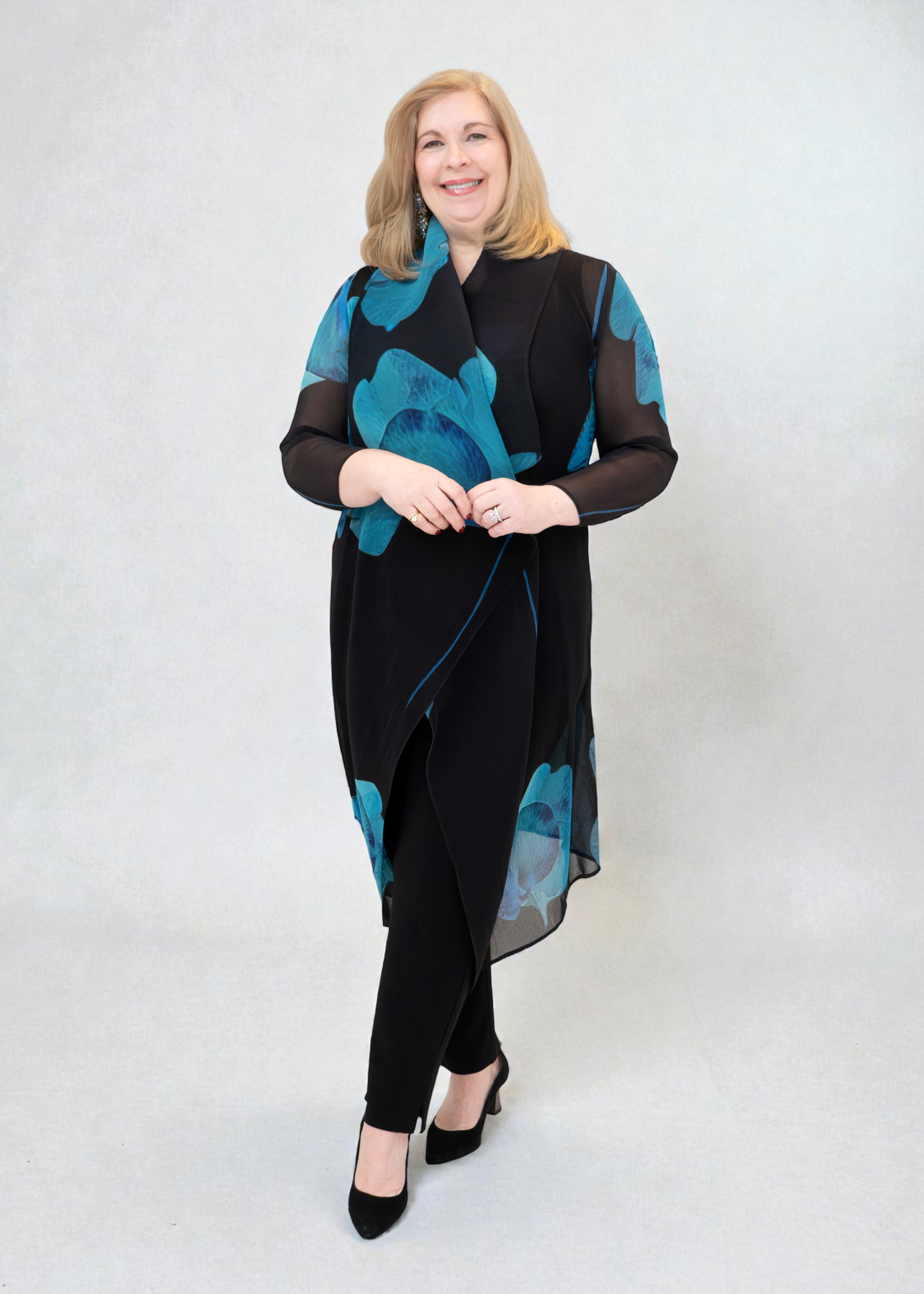 Alquema - Collare Coat Printed