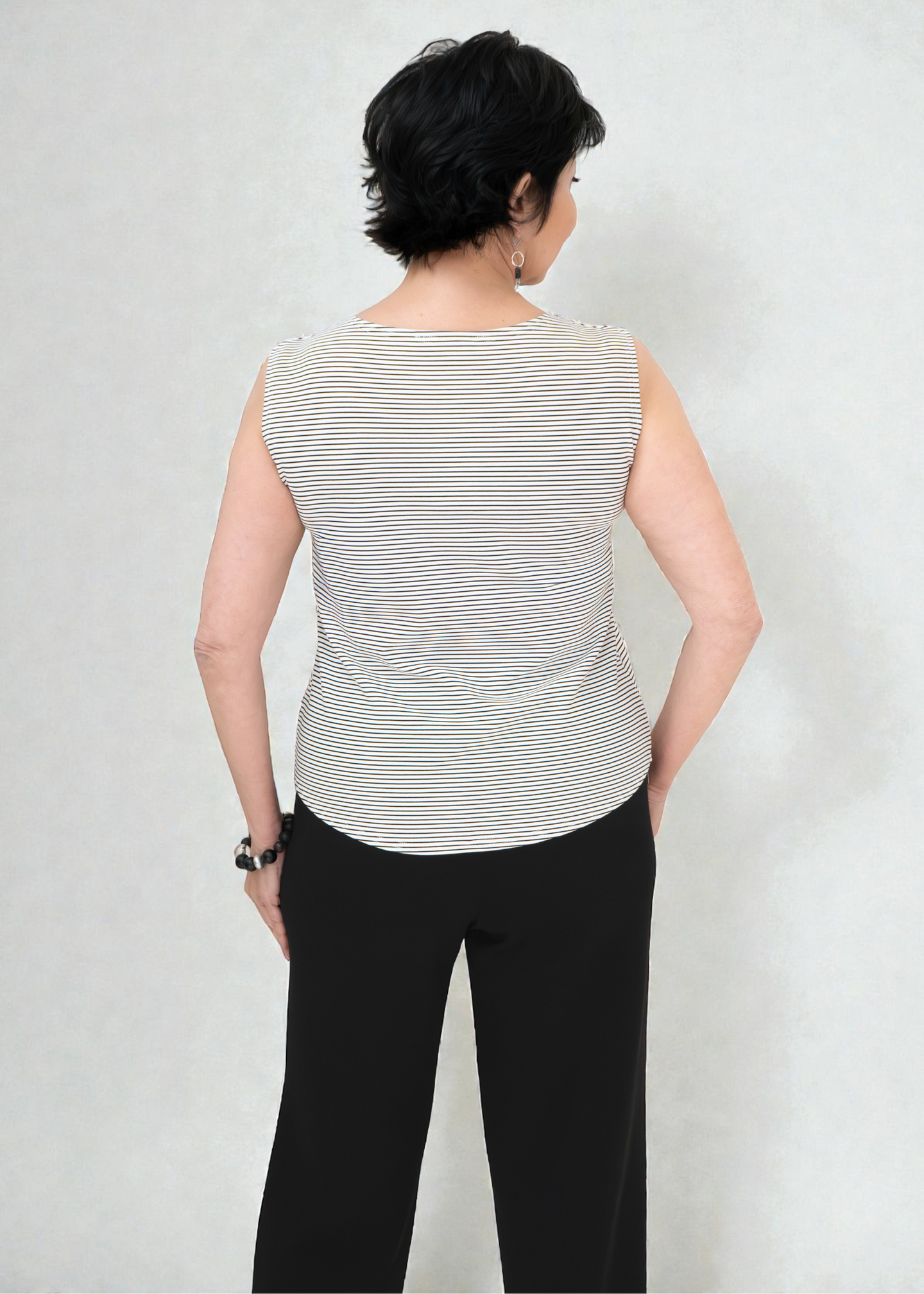 Shepherd's - Ponte Stripe Shell - Limited Edition