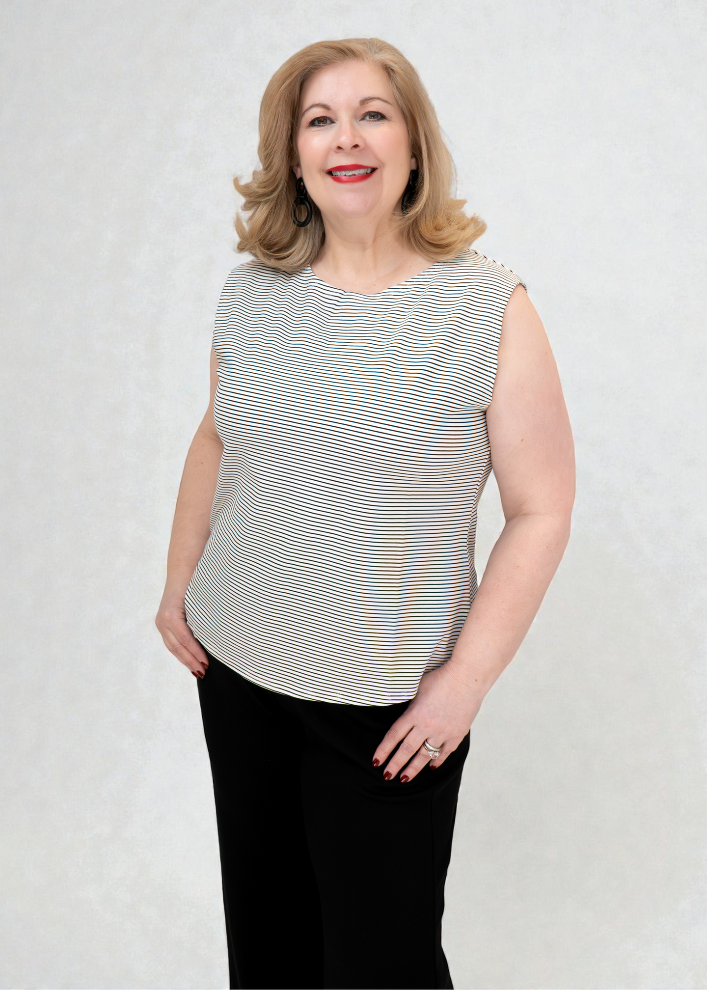 Shepherd's - Ponte Stripe Shell - Limited Edition