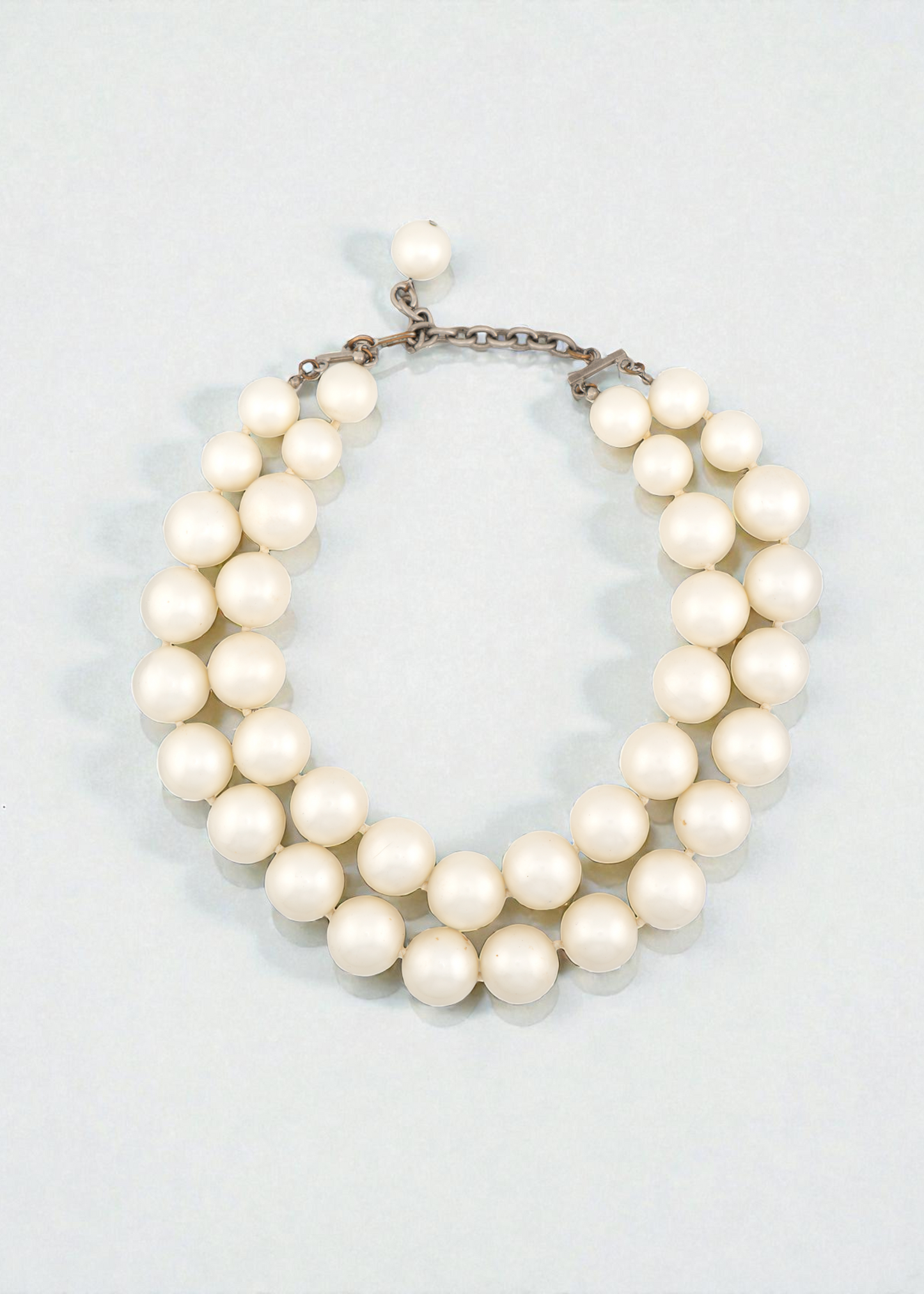Pre-loved - Two Strand Faux Pearl Necklace