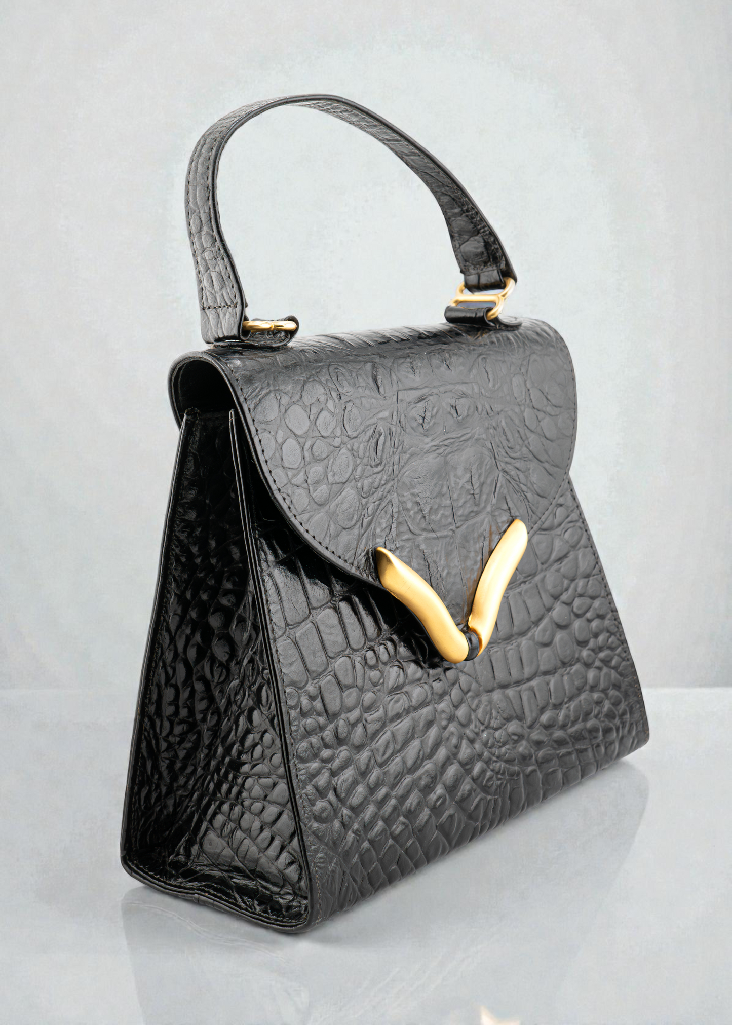 Pre-loved - Karen Palmer Top Handle Handbag