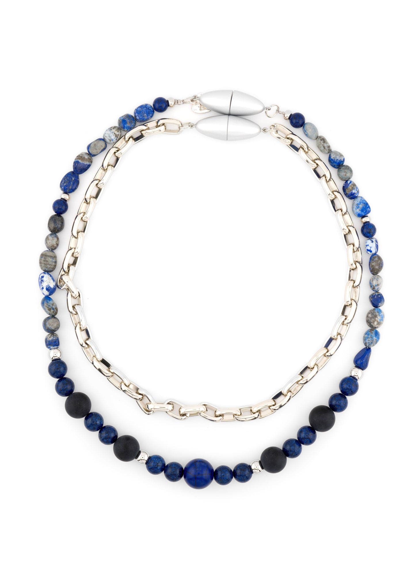 CCB - 2-IN-1 Blue Mix Necklace