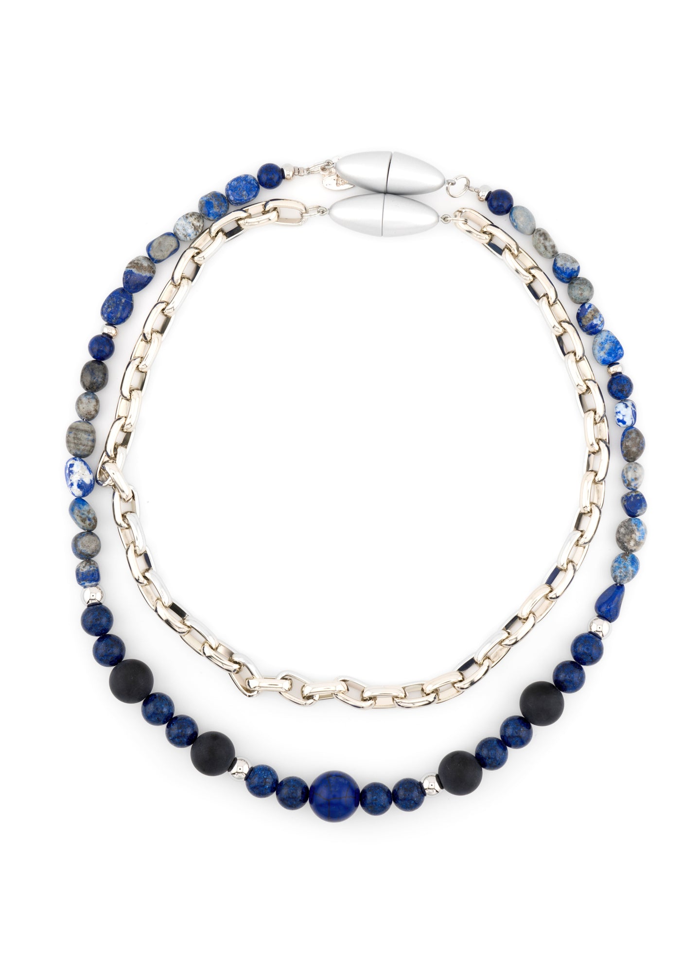 CCB - 2-IN-1 Blue Mix Necklace