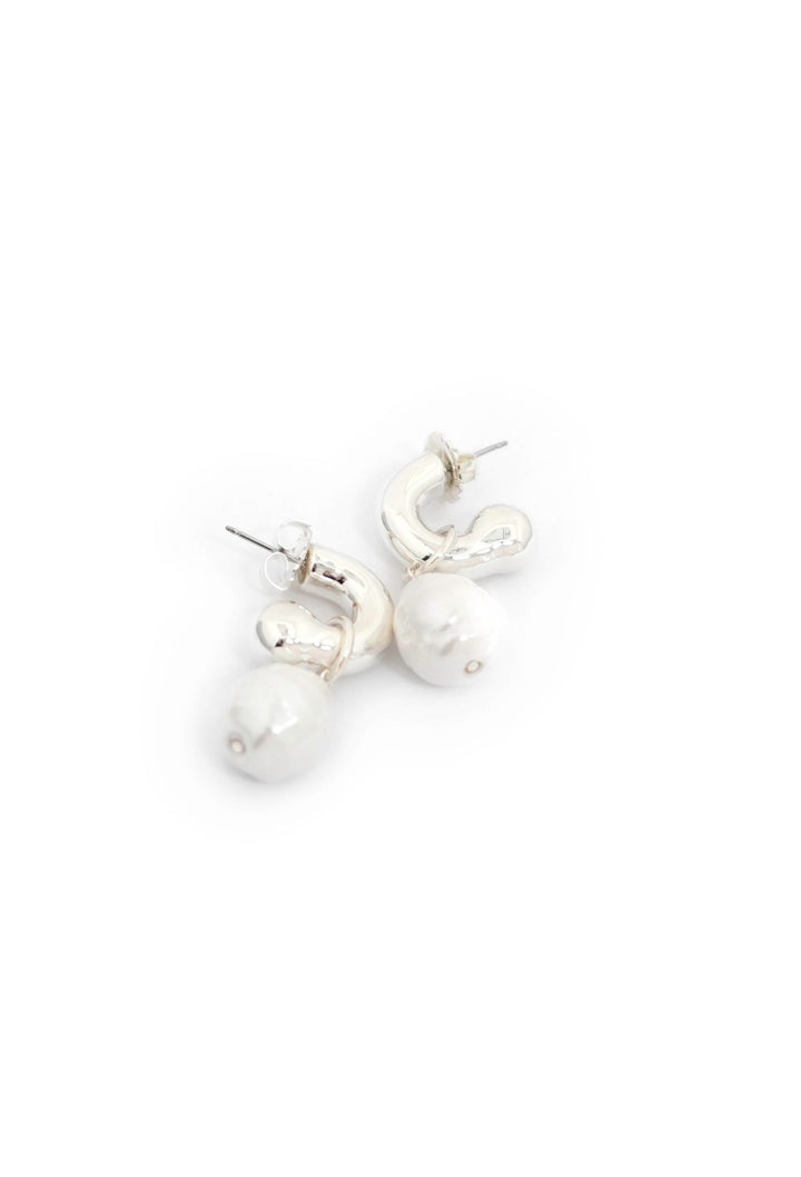 Simon Sebbag - Huggie Hoop Baroque Pearl Earring