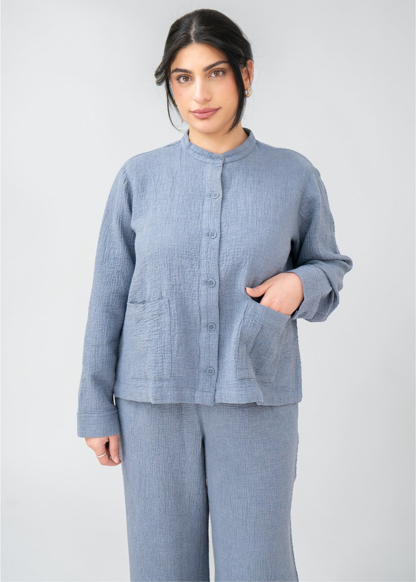 Eileen Fisher - Organic Cotton Doubleweave Shirt Jacket