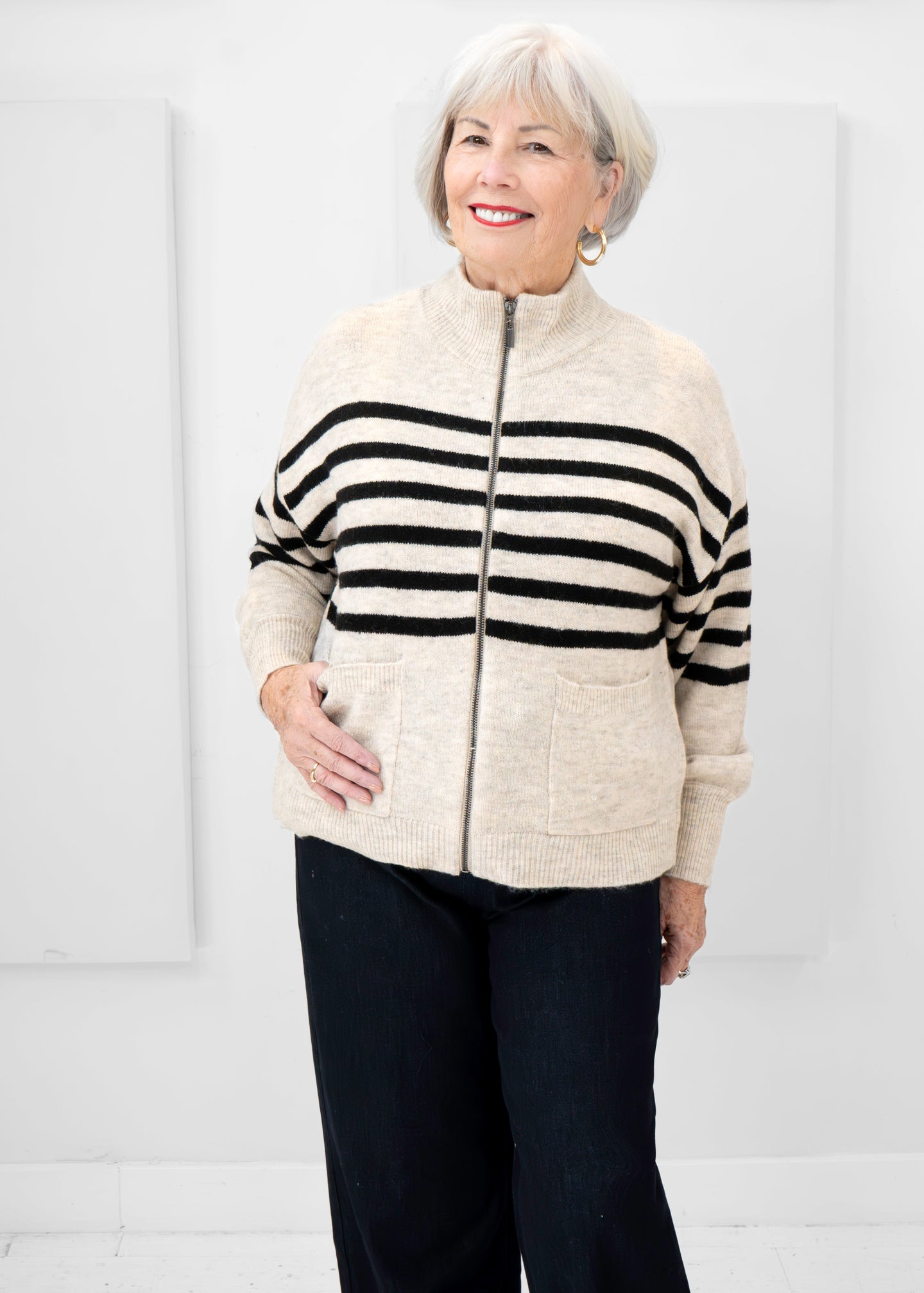 Fransa - Elvira Zip Cardigan - SALE