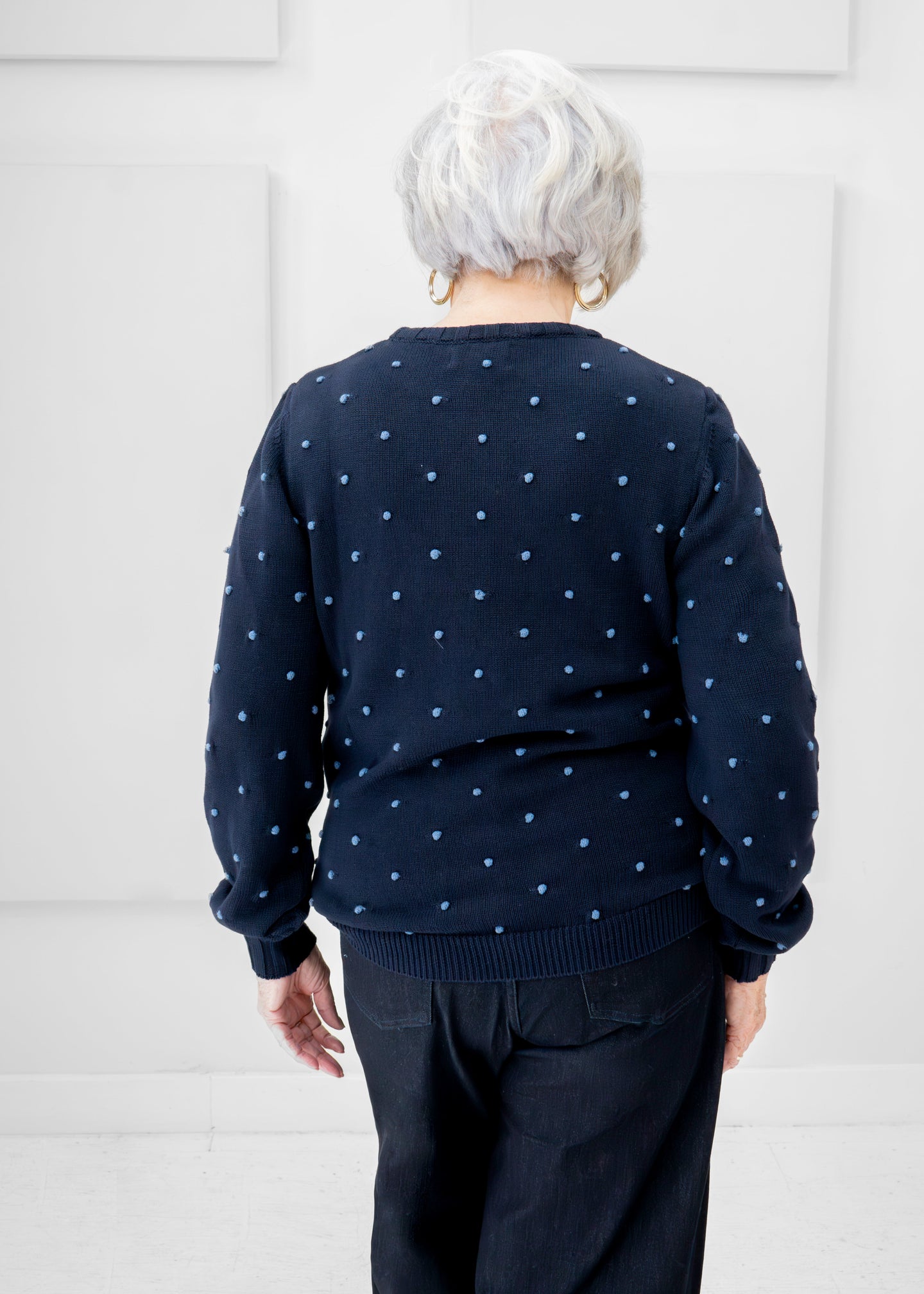 Orientique - Textured Dot Sweater