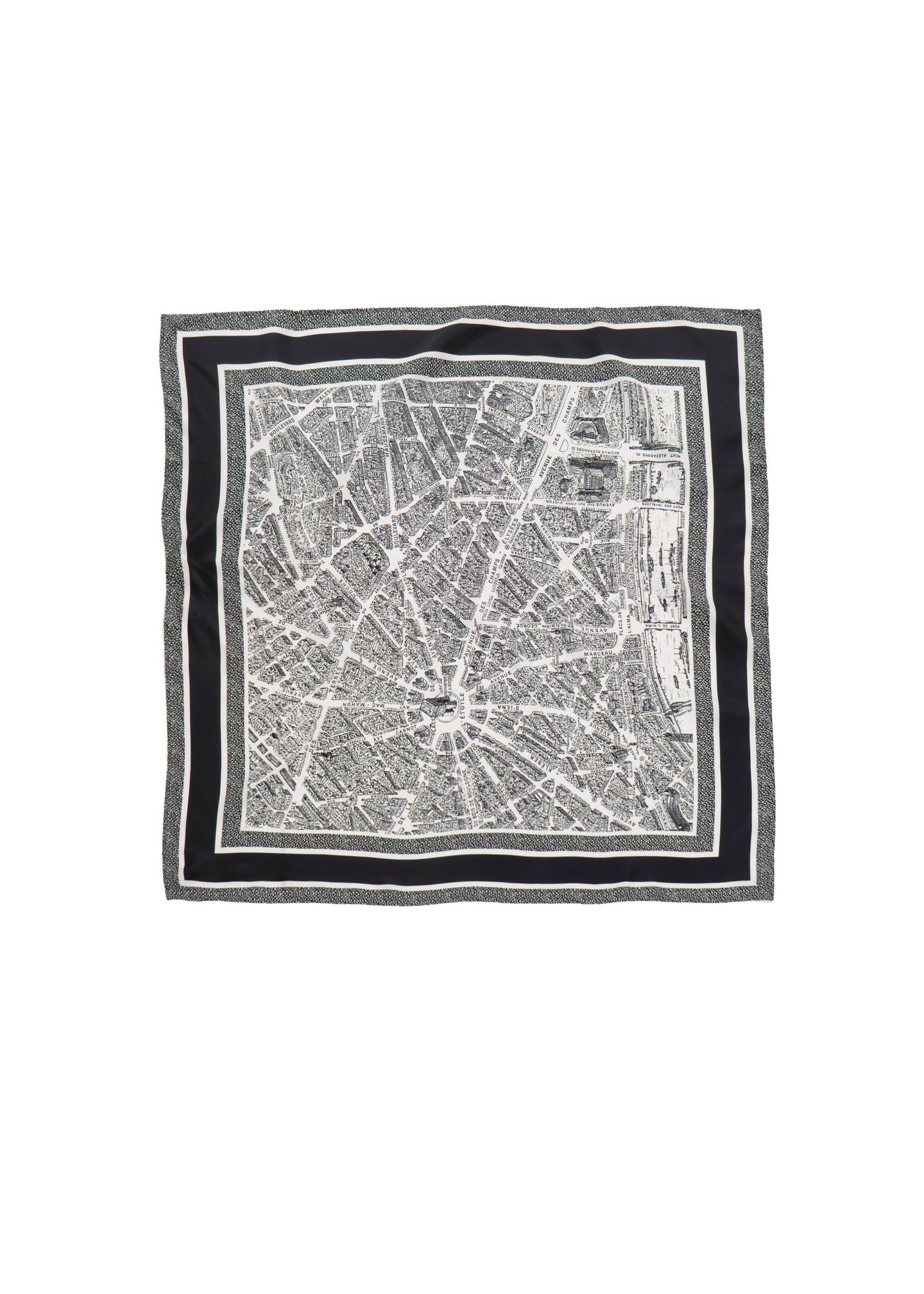 B&W Avenue Silk Scarf