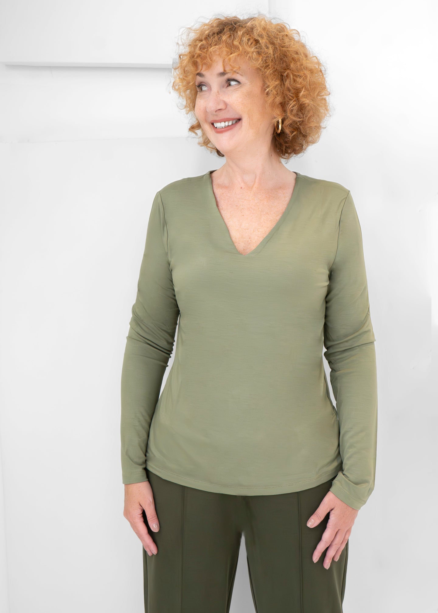 Yest - Clementine V-neck Top - SALE