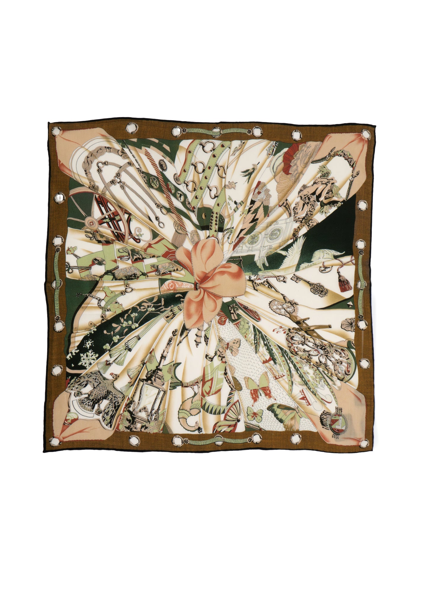 Tom & Eva - Equestrian Mix Reversible Wool Blend Scarf