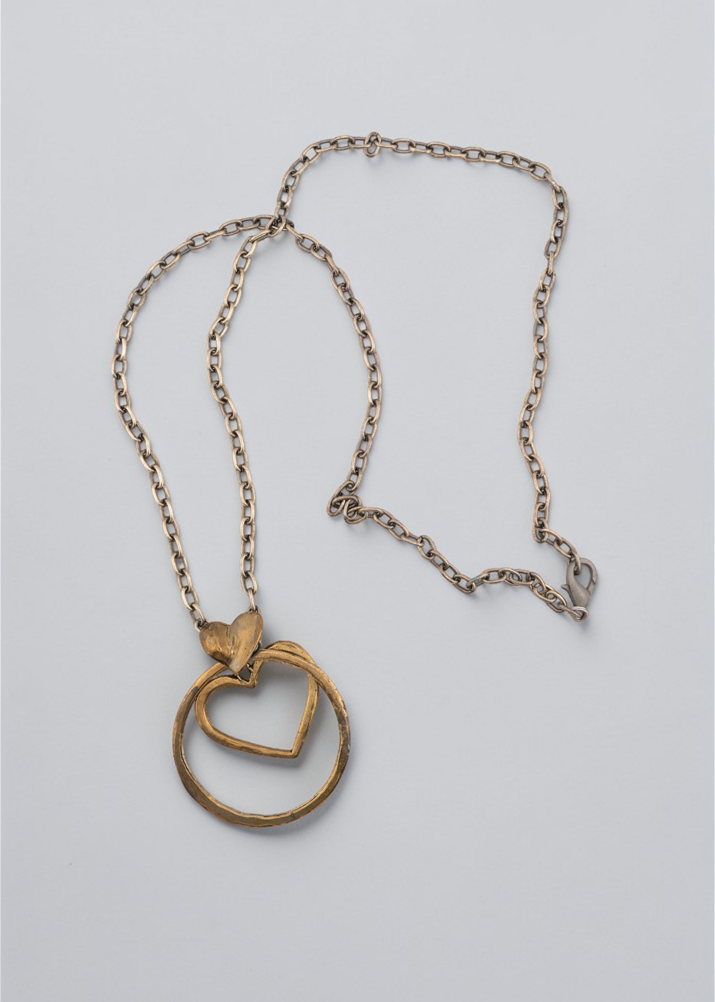 Pre-loved - Brass Heart Necklace